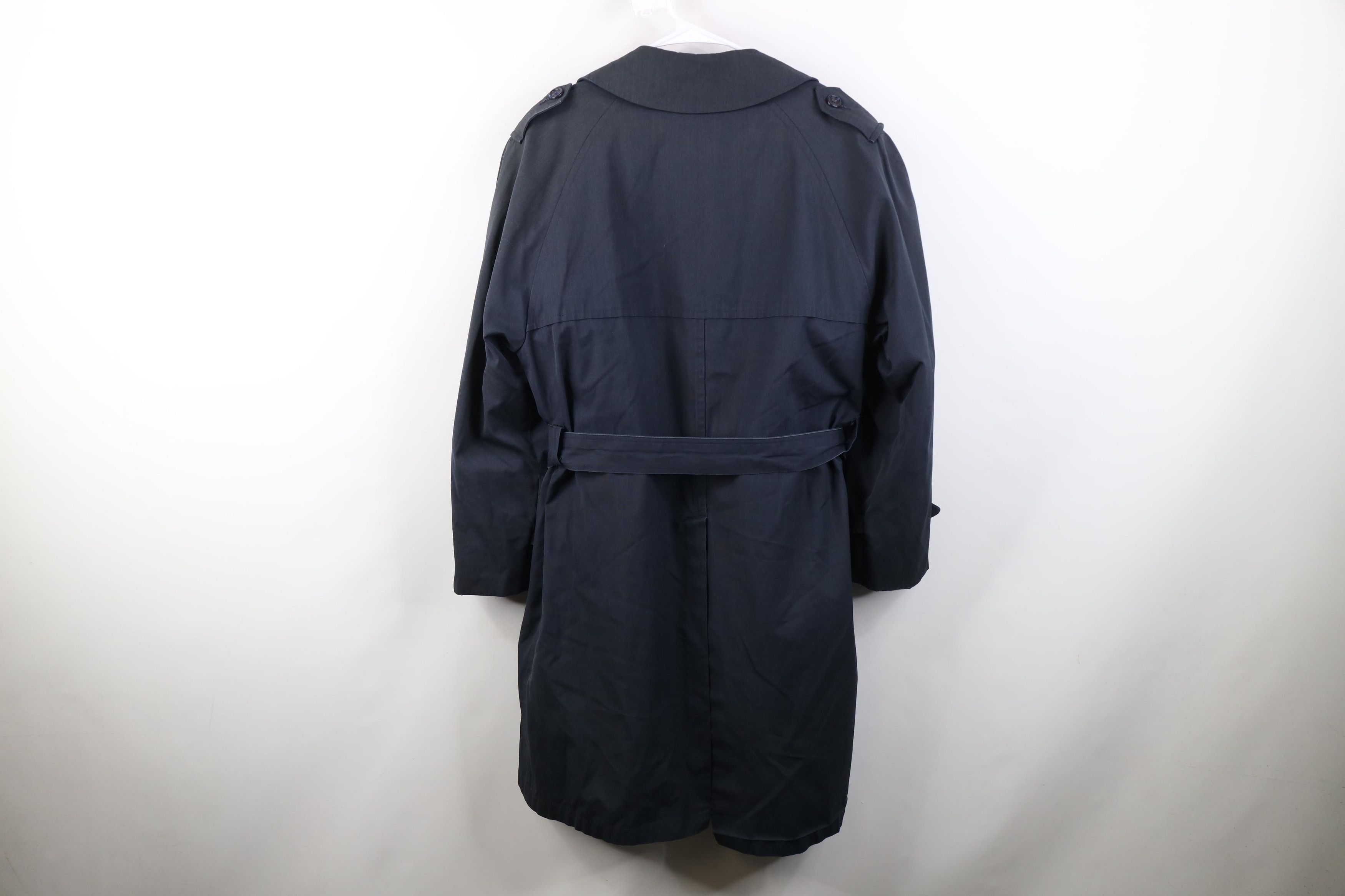 Vintage Vintage 60s Streetwear Lined Belted Trench Coat Rain Jacket Size US L / EU 52-54 / 3 - 19 Thumbnail