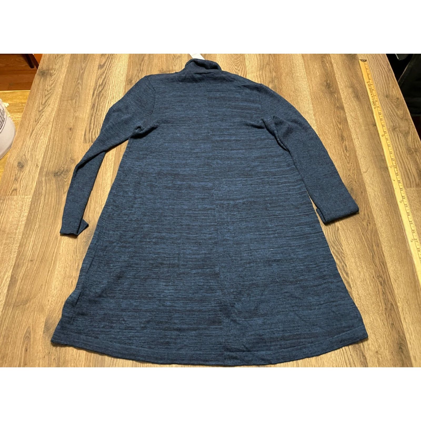 Apt. 9 Apt. 9 Dress Women Petite Large Blue Turtleneck Long Sleeve Knee Length NWT Solid Free Return Size L / US 10 / IT 46 - 4 Thumbnail