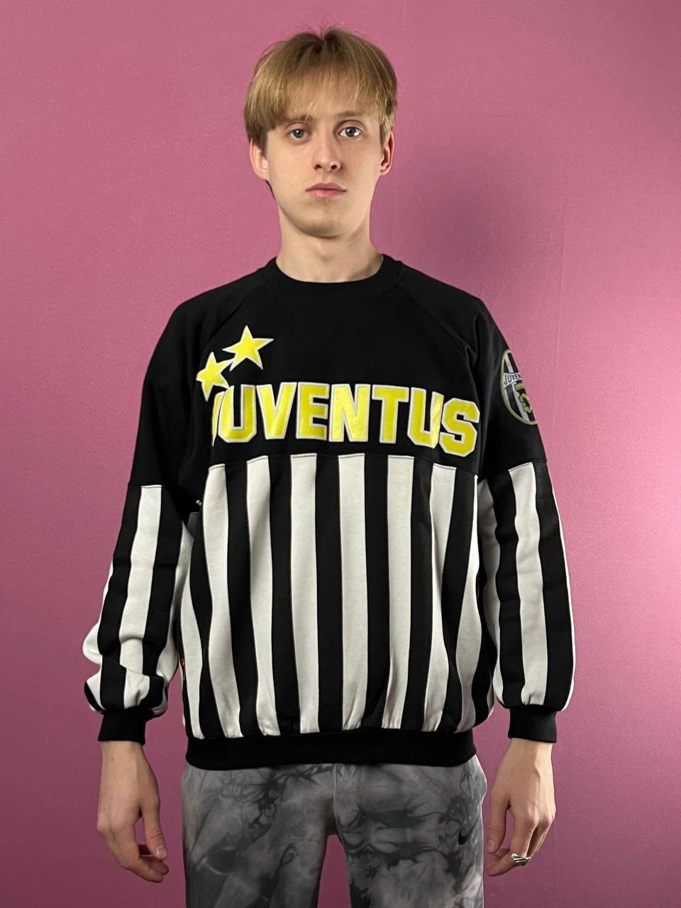 Vintage Juventus Le Felpe Dei Grandi Club Vintage Men's Sweatshirt-S Size S / US 4 / IT 40 - 4 Thumbnail