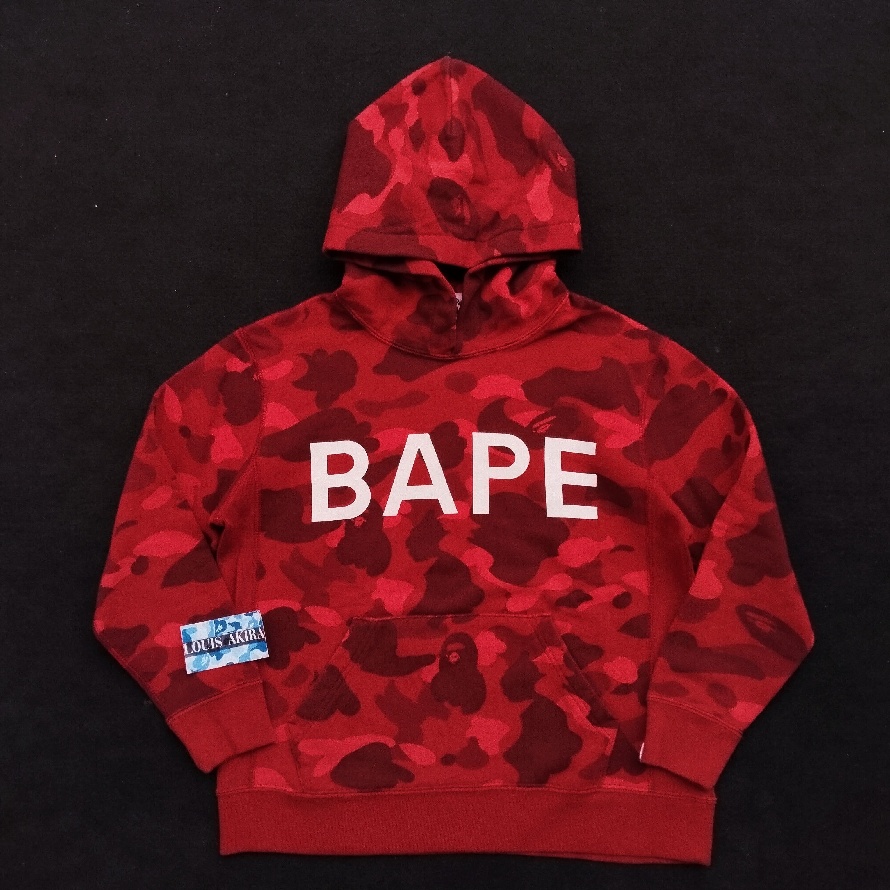 アベイシングエイプ✕Coca-Cola 赤迷彩柄エプロン Bape × Coca Cola Coca-Cola Bathing Ape Camo Red Apron | Grailed