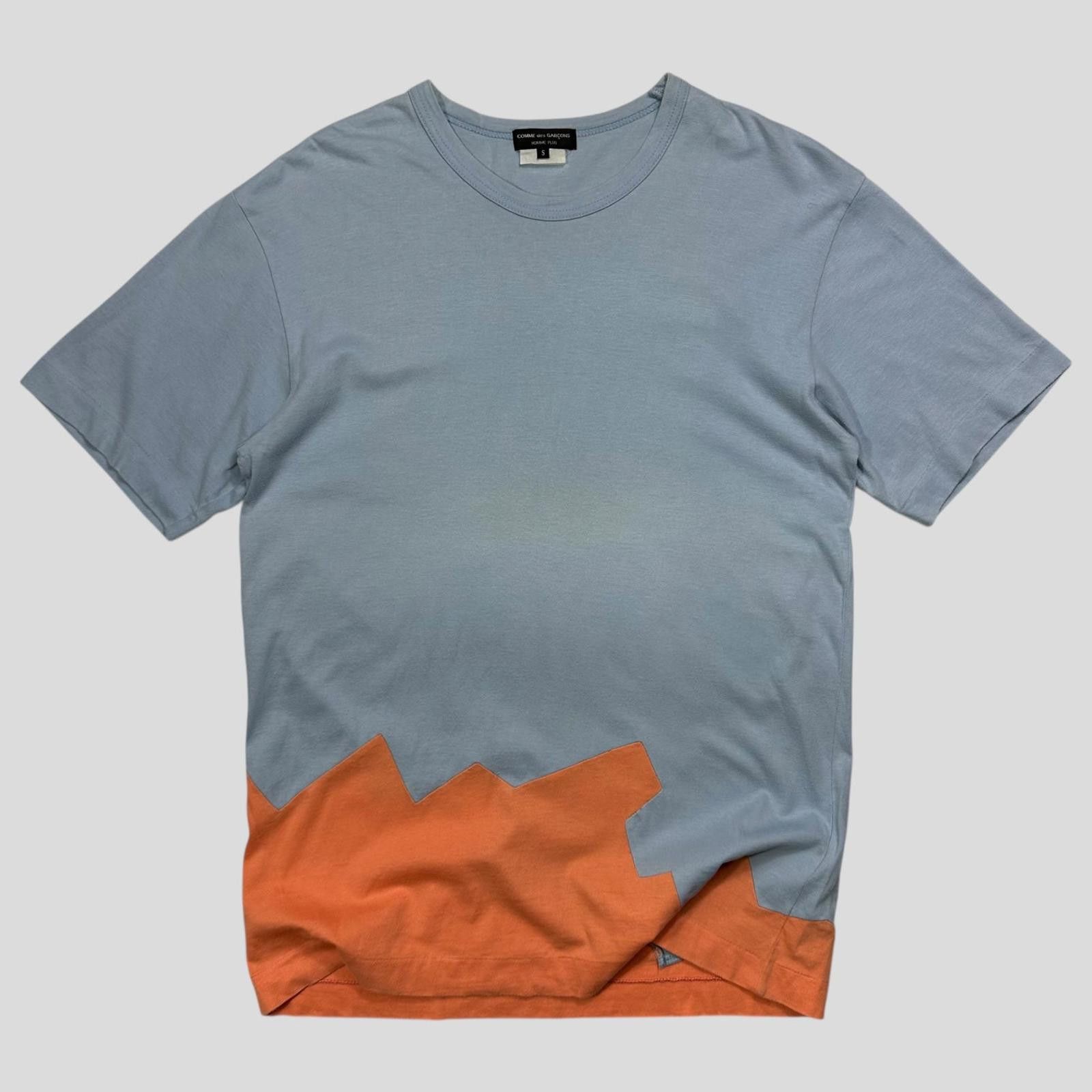 Comme des Garcons Comme Des Garçons Homme Plus 2015 Panel Bi-colour Tshirt S/M Size US S / EU 44-46 / 1 - 1 Thumbnail