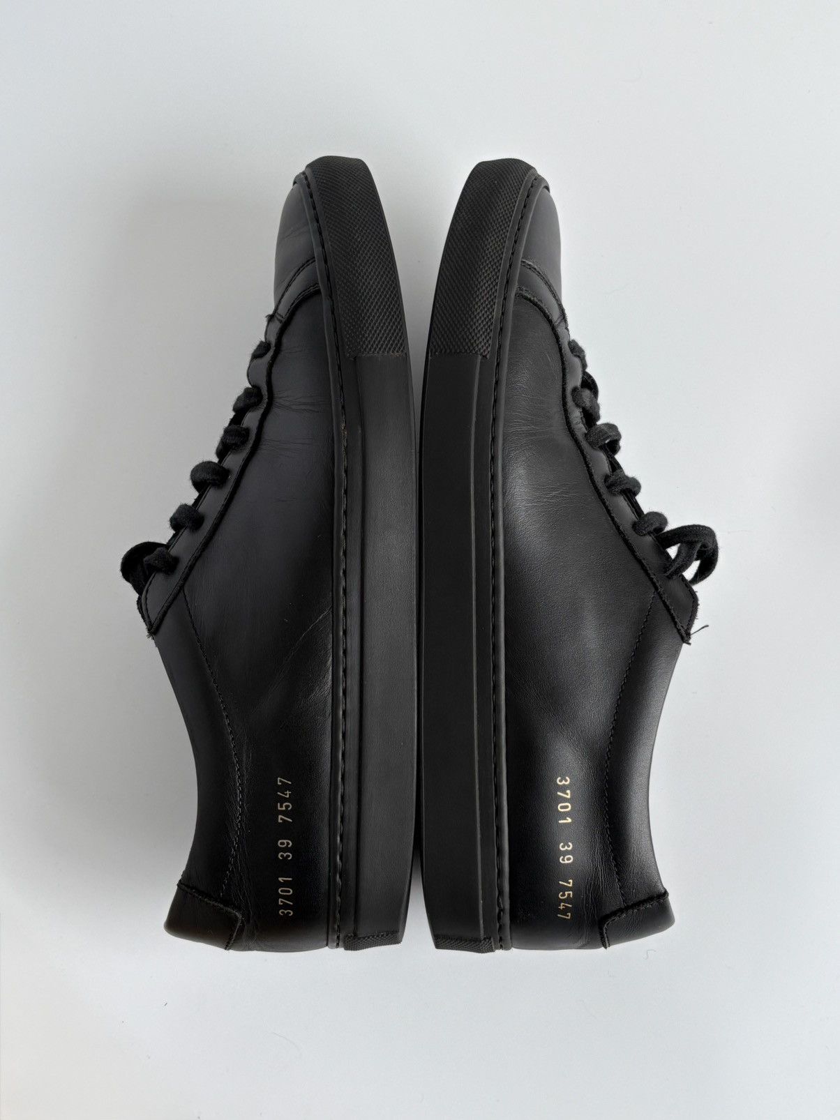 Common Projects Common Projects Achilles Low Sneakers Black Leather 39 US 9 Size US 9 / IT 39 - 11 Thumbnail