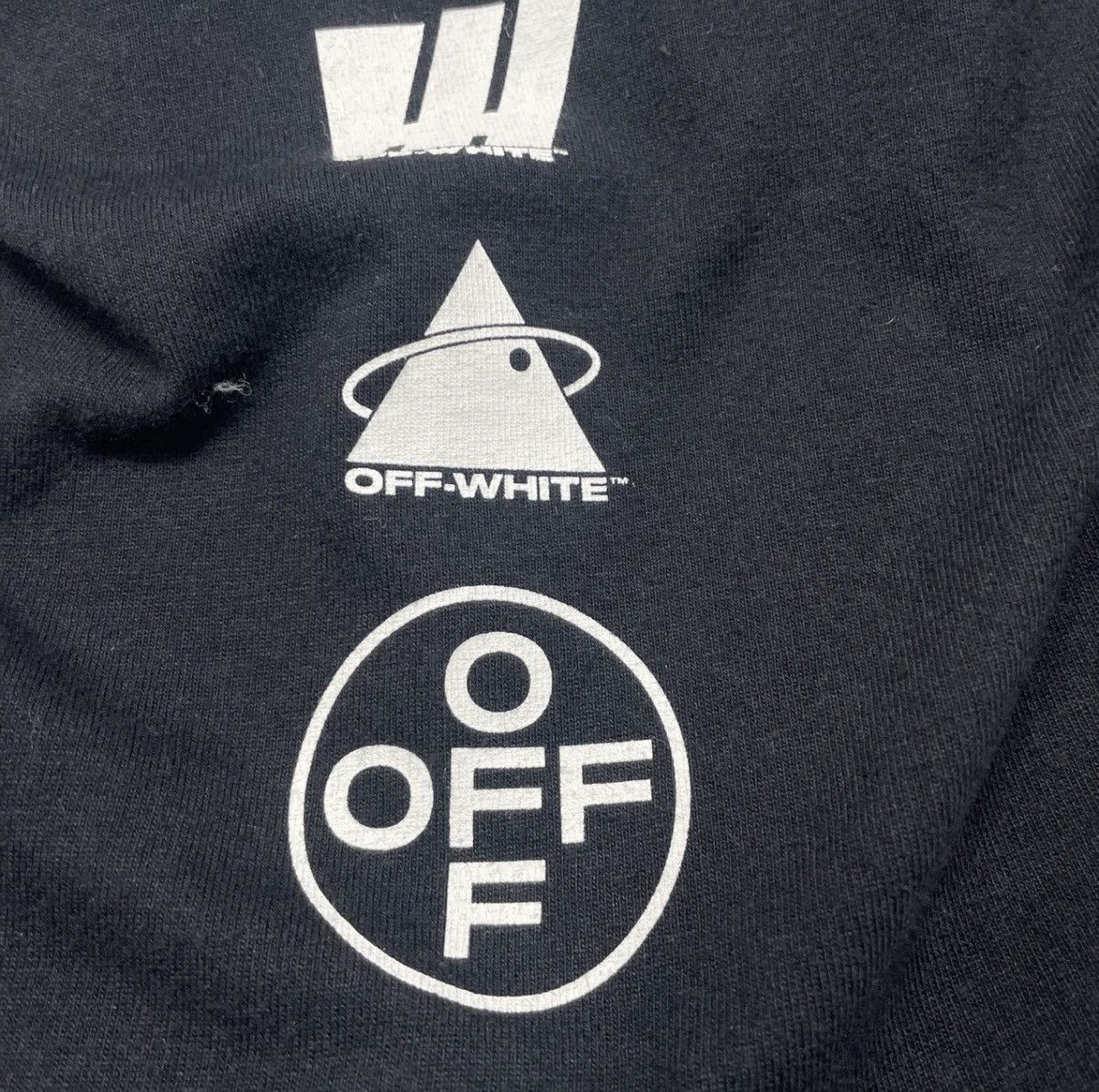 Off-White 19AW Off-White Diag Mariana Double Tee Hoodie Size US M / EU 48-50 / 2 - 5 Thumbnail