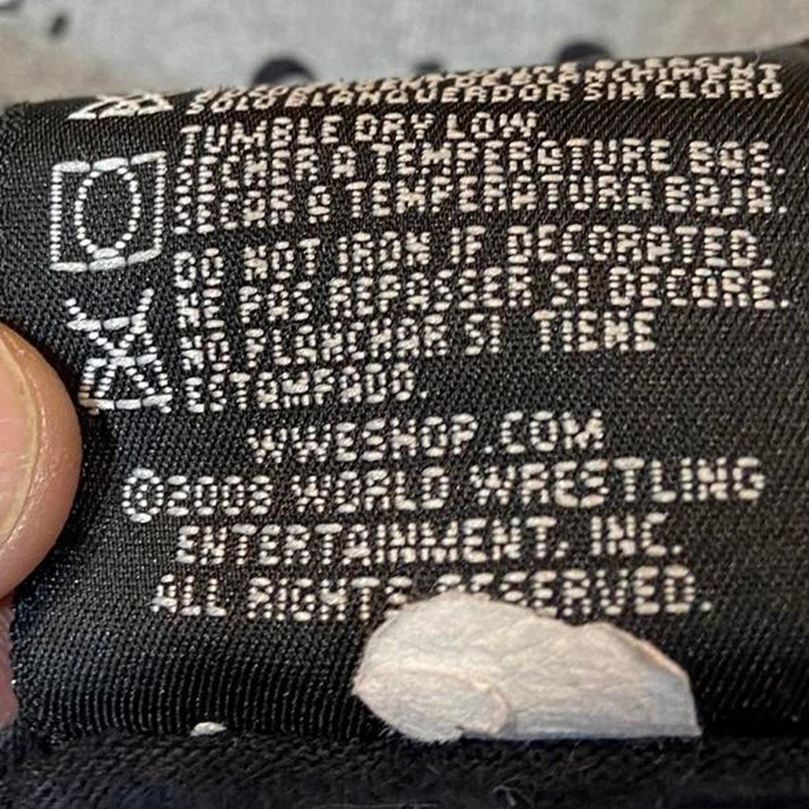 Fruit Of The Loom 2000s wwe tee shirt black Size US XL / EU 56 / 4 - 4 Thumbnail