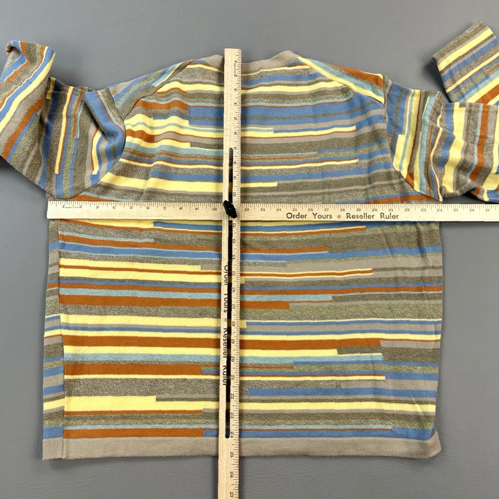 Vintage VINTAGE Tricots St Raphael Sweater Mens Large Striped Knit Pullover Boxy 90s Size US L / EU 52-54 / 3 - 7 Thumbnail