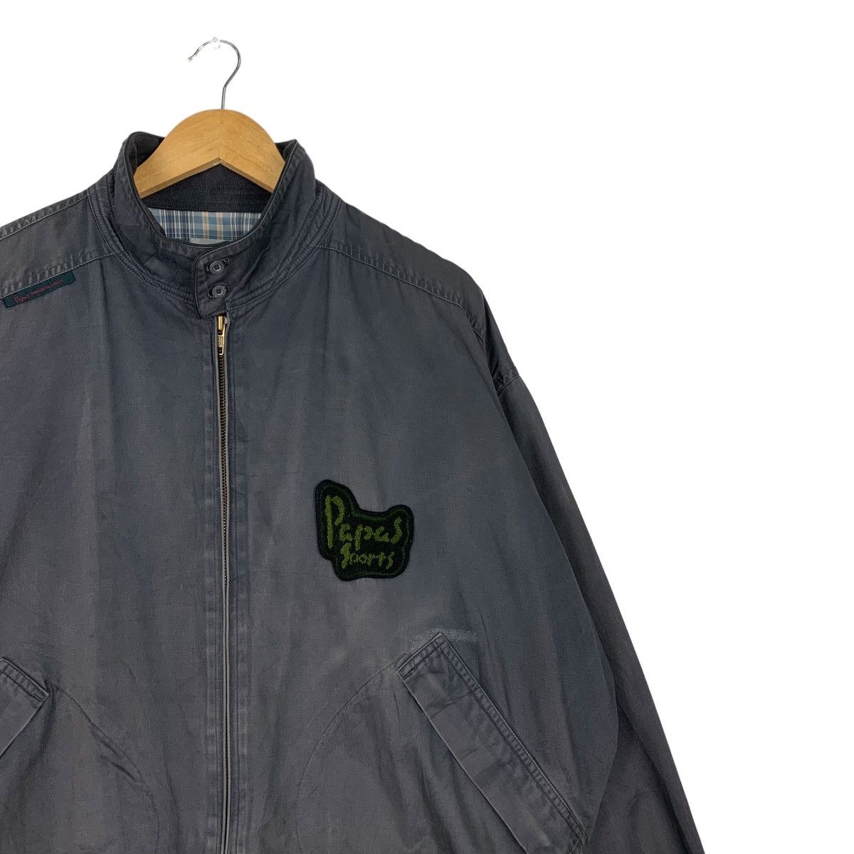Japanese Brand PAPAS SPORTS Casual Bomber Jacket #1105-C50 Size US L / EU 52-54 / 3 - 5 Thumbnail