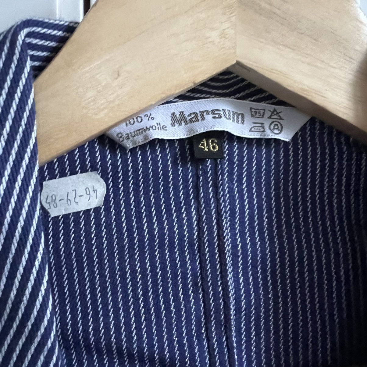 Vintage Marsum striped vintage chore works sanfor jacket Size US S / EU 44-46 / 1 - 2 Thumbnail