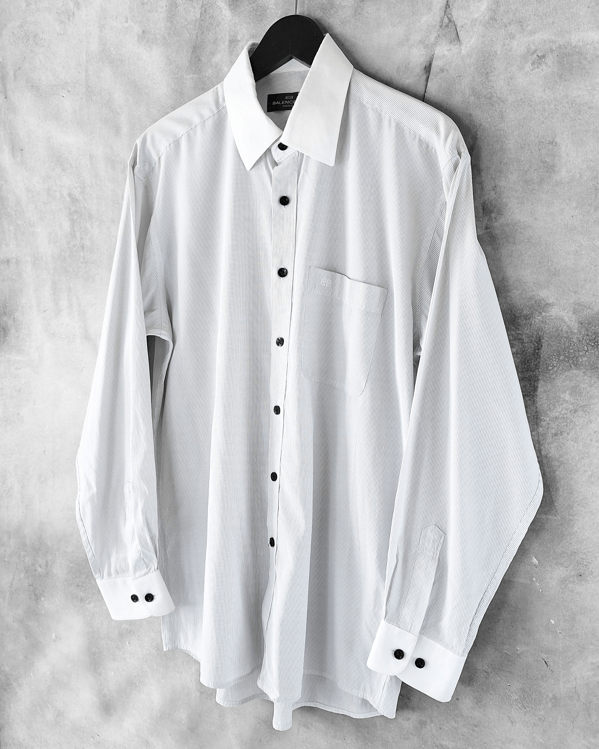 Balenciaga Vintage Balenciaga Shirt Size US M / EU 48-50 / 2 - 2 Thumbnail