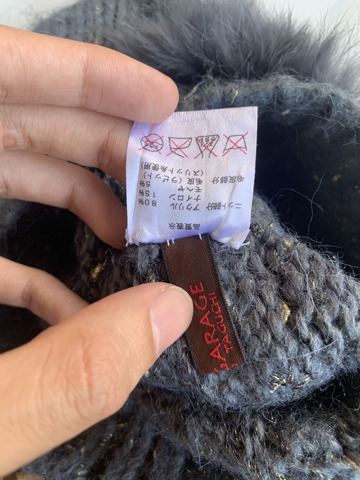 Japanese Brand × Kapital × Vintage Rave Garage By Kiyomi Taguchi Rare Knitted Beanie Hats🎌☠️ Size ONE SIZE - 9 Thumbnail