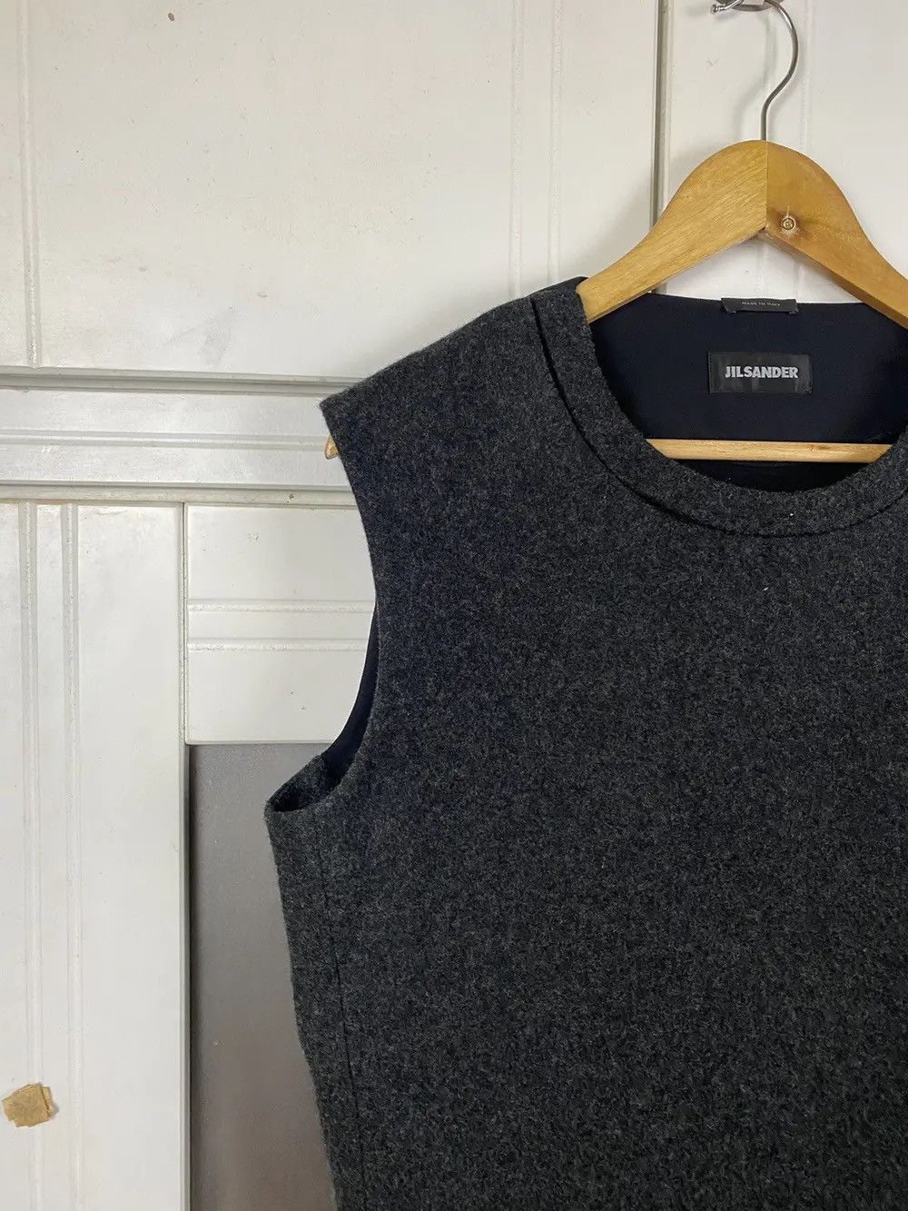 Jil Sander Jil Sander Sweater Wool Vest Size US L / EU 52-54 / 3 - 3 Thumbnail