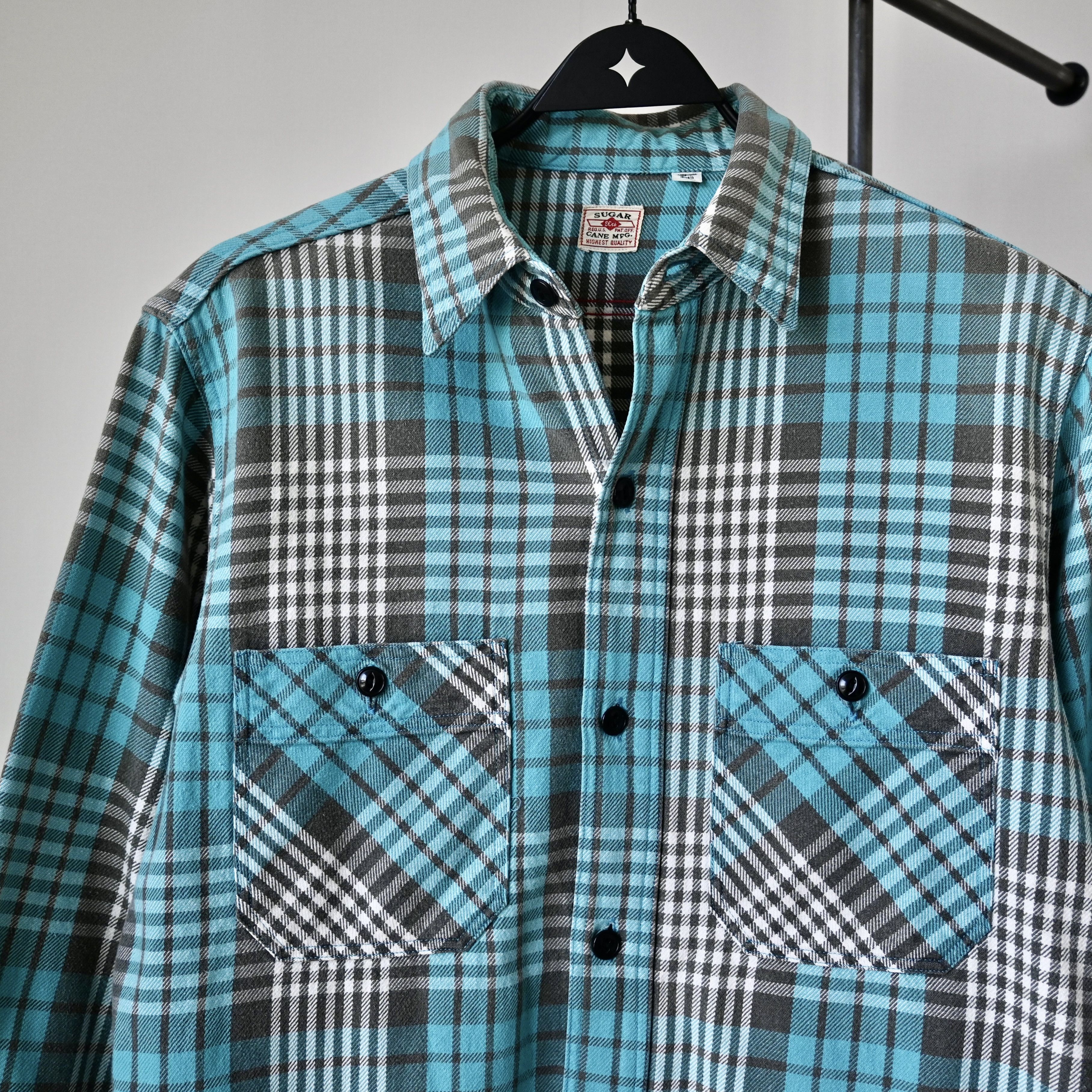Sugar Cane SUGAR CANE midi-heavy cotton flannel shirt, made in Japan, M Size US M / EU 48-50 / 2 - 3 Thumbnail