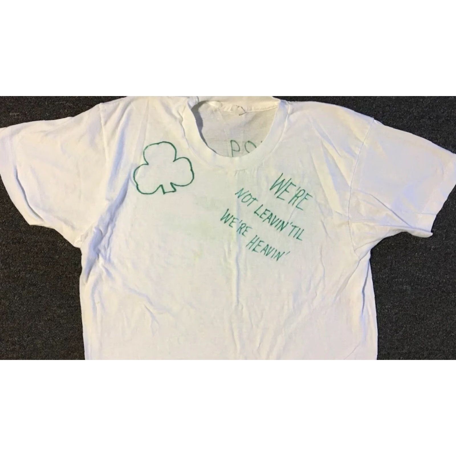 Vintage VINTAGE FOTL Single Stitch T-Shirt S White 80s Distressed Senior Shirt Football Track PE Grunge Mens Size US S / EU 44-46 / 1 - 7 Thumbnail