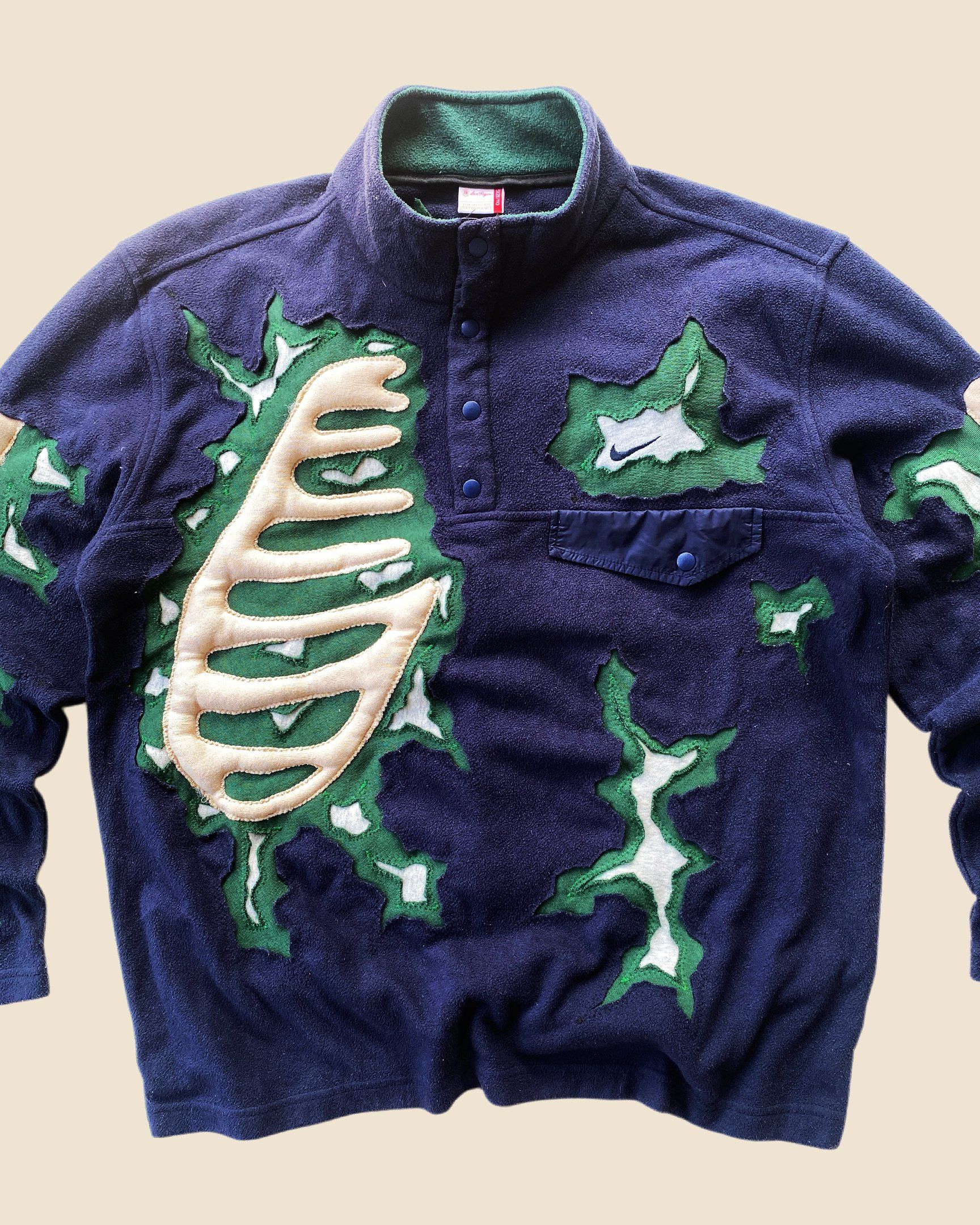 Nike 1 OF 1 REWORKED NIKE CRACKY 3D PUFF SKELETON FLEECE SIZE M Size US M / EU 48-50 / 2 - 4 Thumbnail