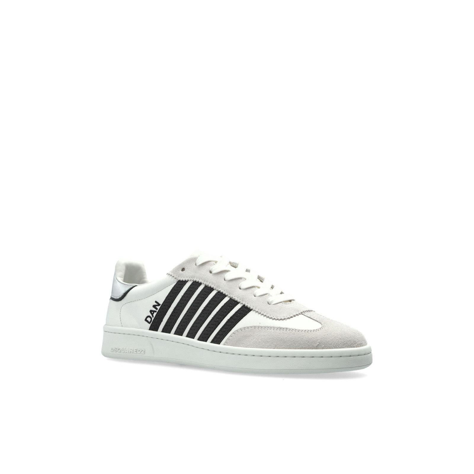 Dsquared2 DSQUARED2 Boxer White/Ivory Sneakers New & Authentic (Women' Size US 8.5 / IT 38.5 - 2 Thumbnail