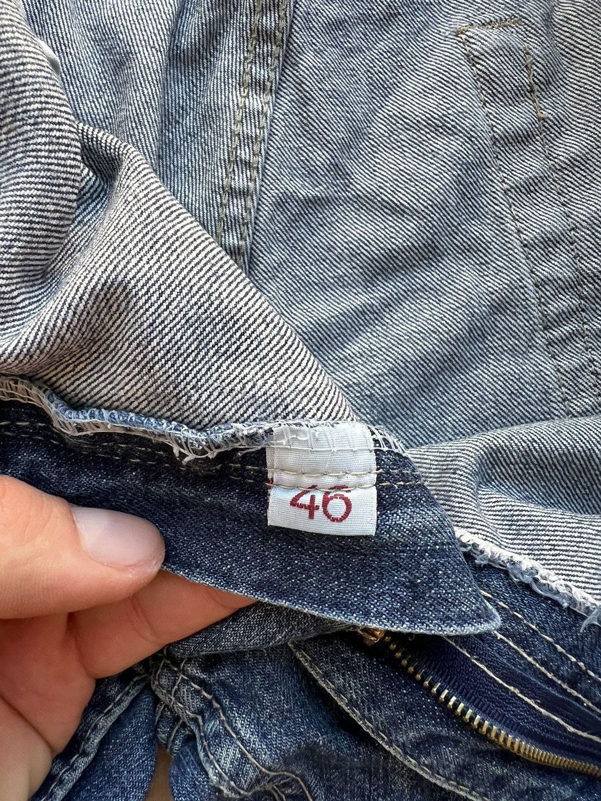 Armani × Vintage Vintage Armani Indigo Jeans Size US 44 / EU 60 - 17 Thumbnail