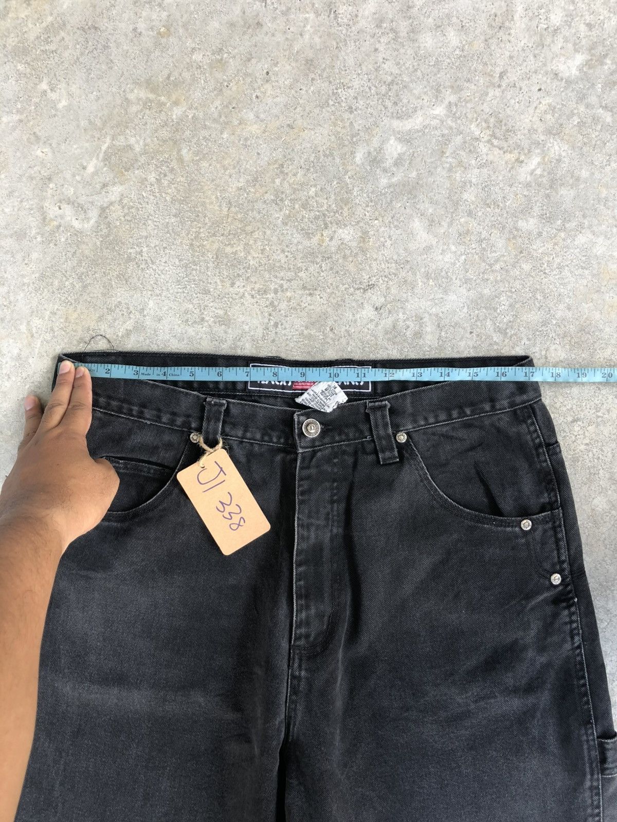 Japanese Brand Japanese Exco Baggy Jeans Embroidered Carpenter Distressed Size US 34 / EU 50 - 21 Thumbnail