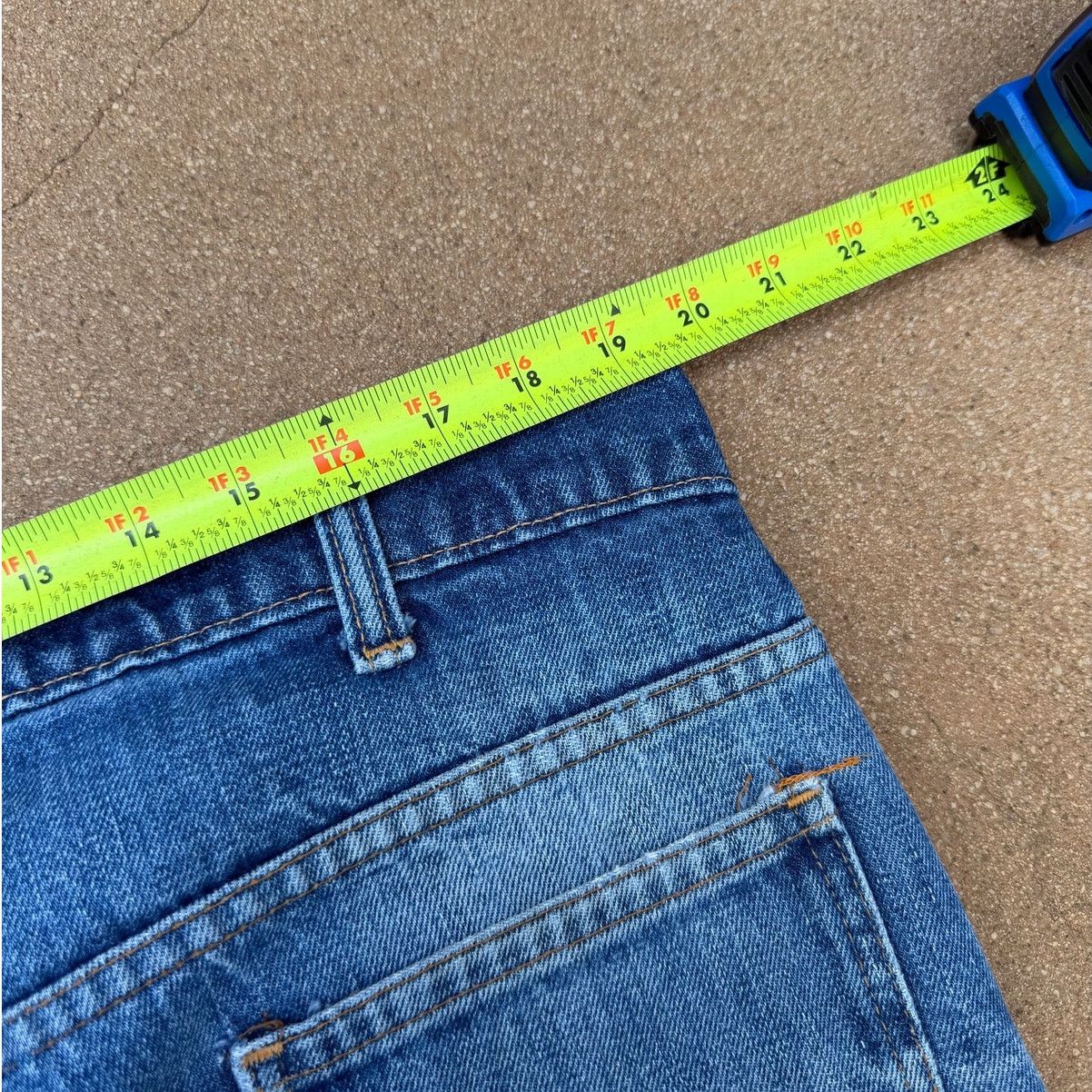 Levi's Vtg 70's Levi's 646 Orange Tab Bellbottom Flare Jeans 39x29 Size US 39 - 9 Thumbnail