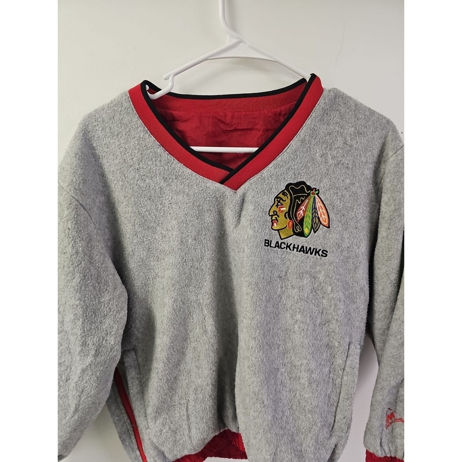 NHL Chicago Blackhawks Mighty Mac Youth Jacket Sz M Reversible Size M / US 6-8 / IT 42-44 - 14 Thumbnail