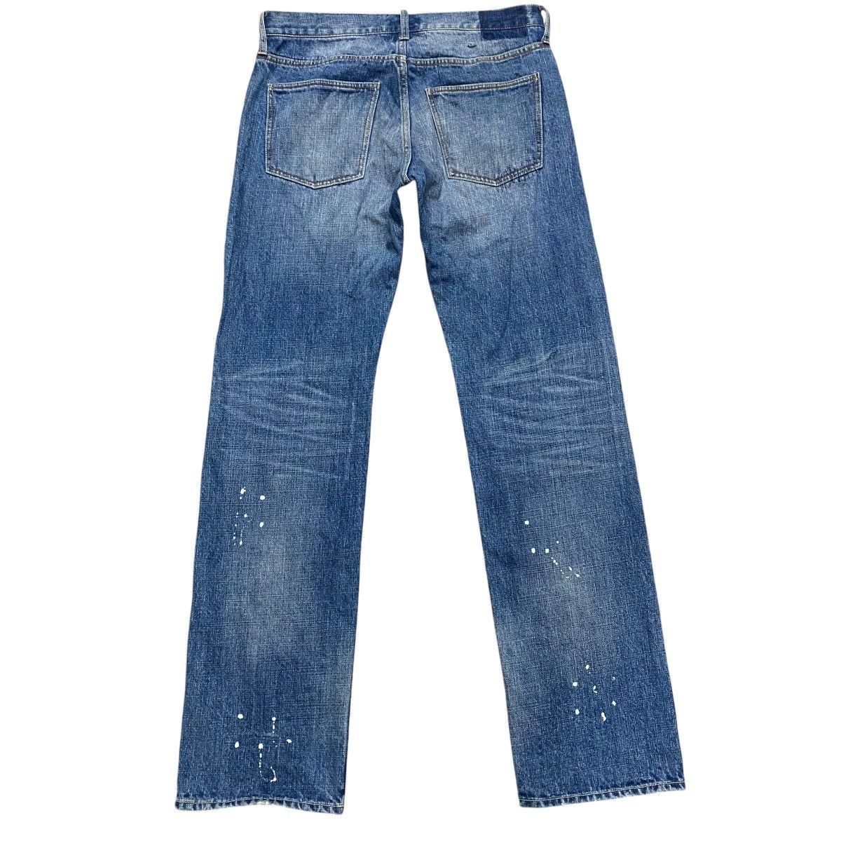 Japanese Brand GLOBAL WALK Distressed Denim Selvedge Jeans Size US 33 - 2 Thumbnail
