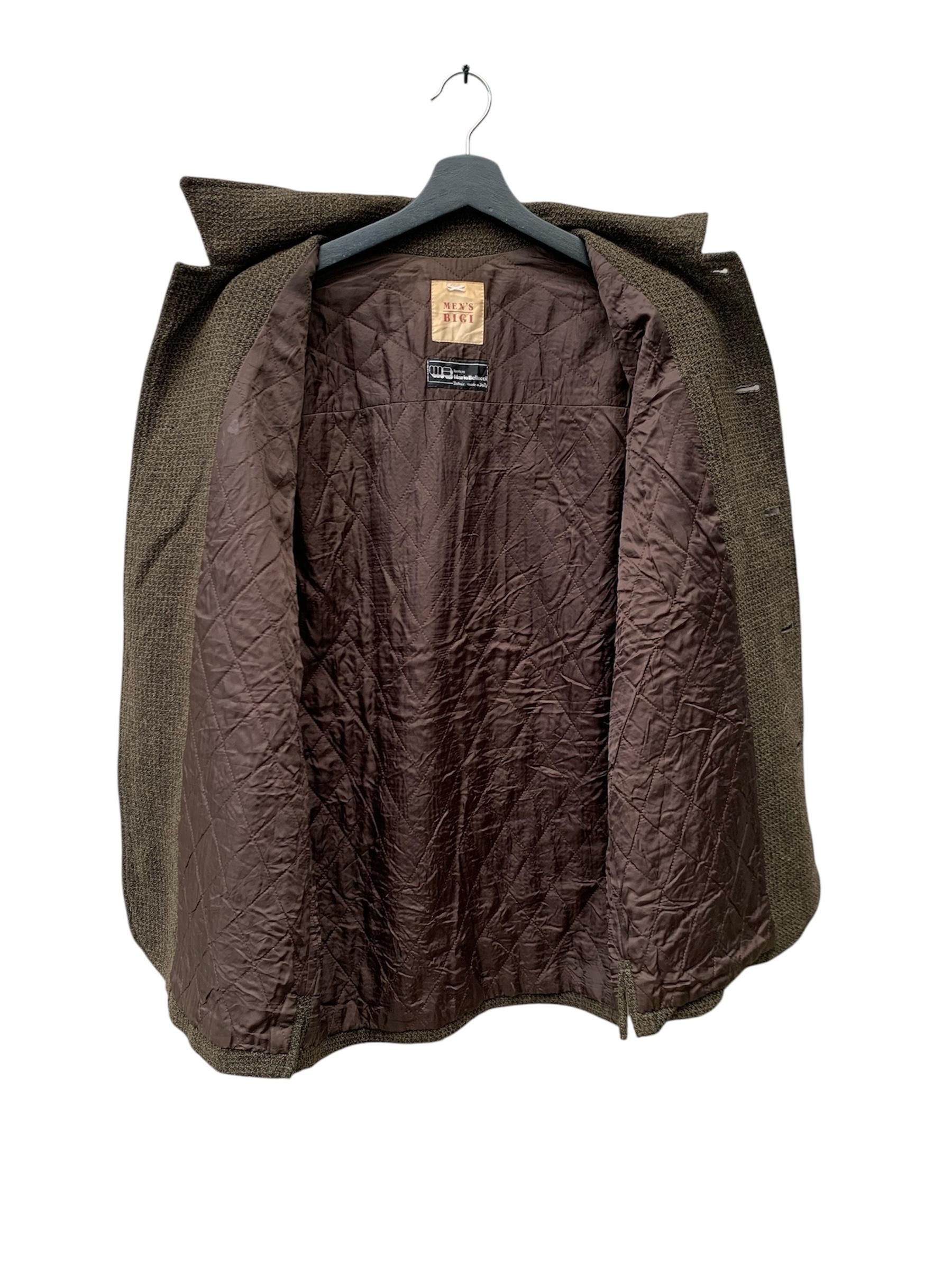 BIGI Men's Bigi X Mario Bellucci Wool Button Jacket Size US M / EU 48-50 / 2 - 5 Thumbnail