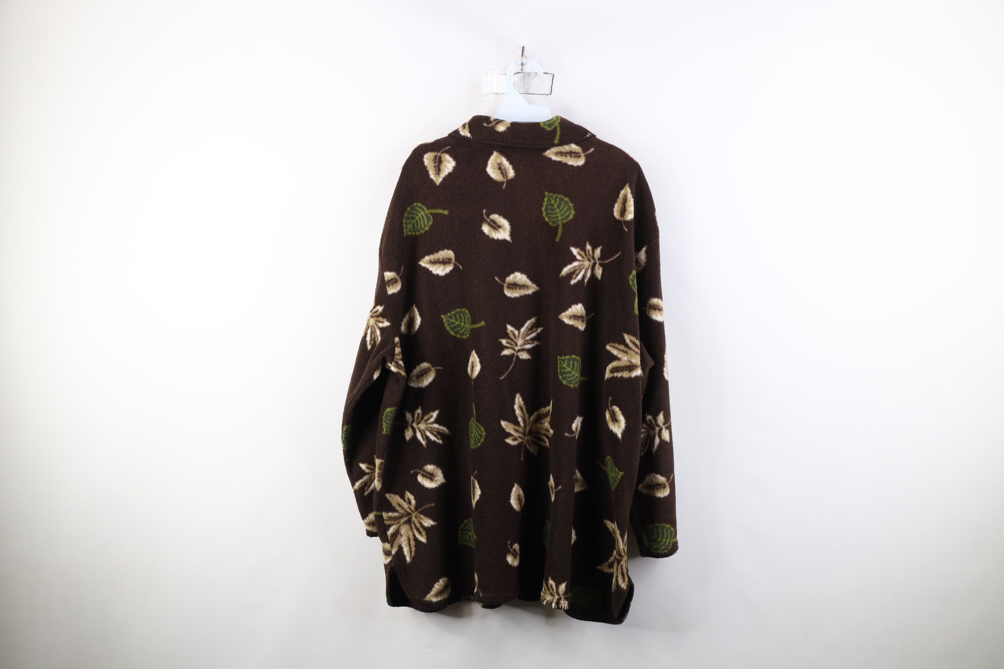 Vintage Vintage 90s Streetwear All Over Print Fleece Shirt Jacket Size 3XL / US 20-22 - 11 Thumbnail