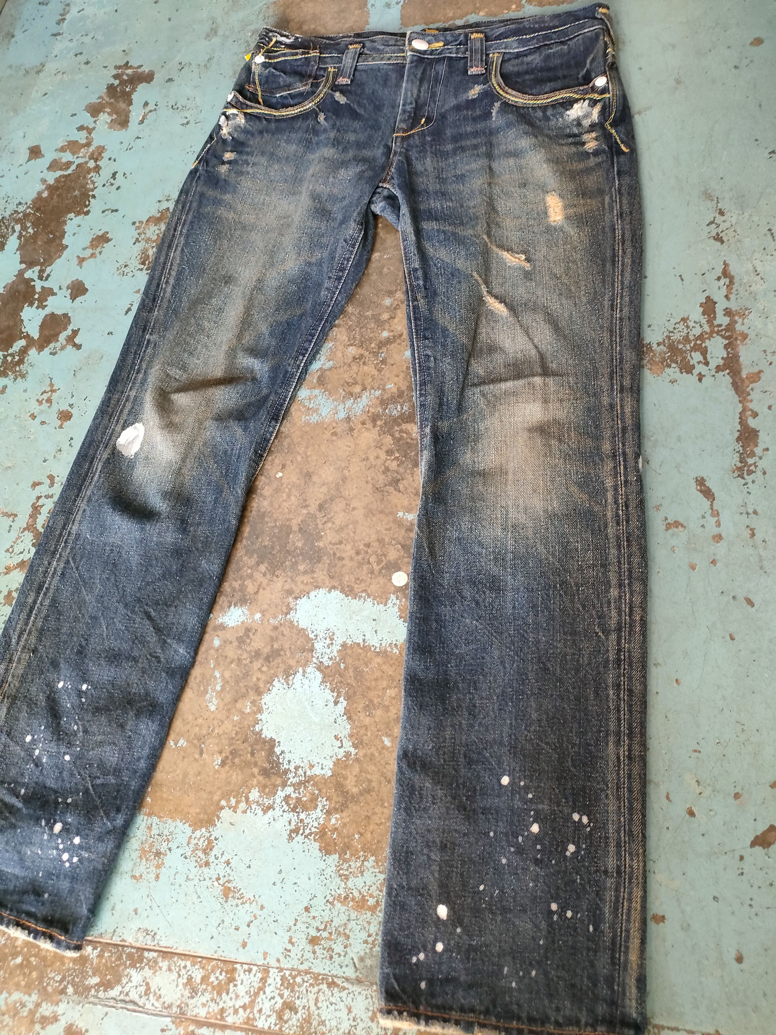 If Six Was Nine Georgia Love Painting Jeans Size US 32 / EU 48 - 9 Thumbnail