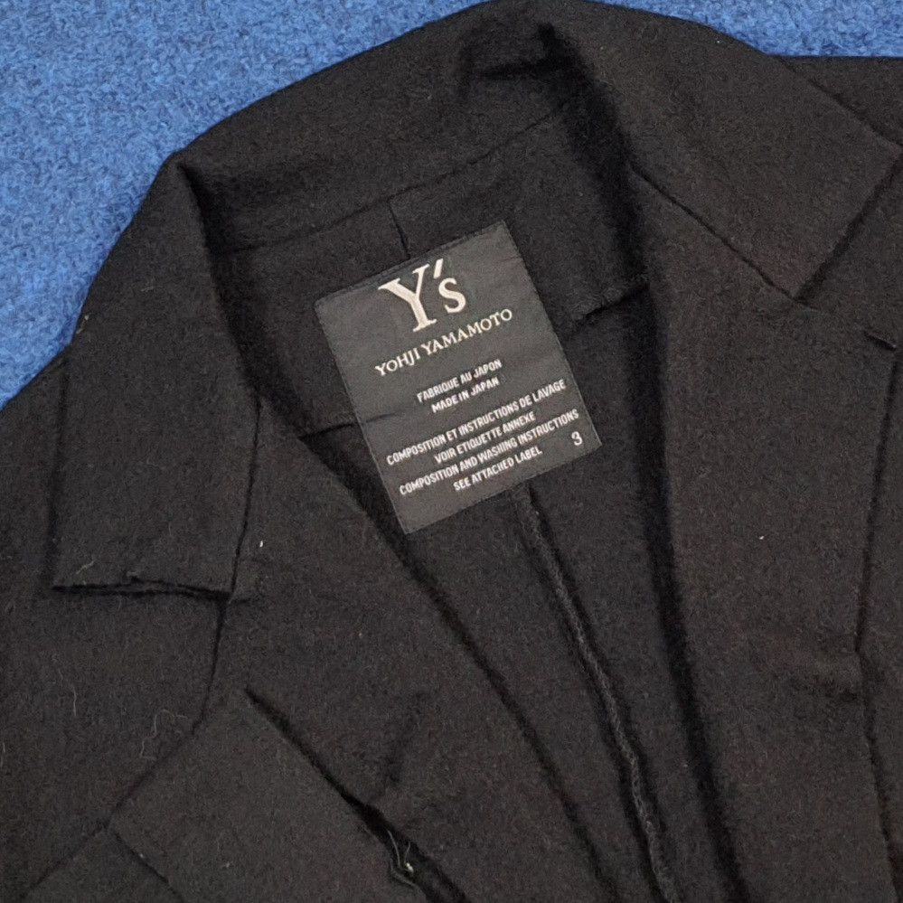 Yohji Yamamoto Vintage Y's Femme Wool Blazer Jacket Black Cat C296N28 Size XS / US 0-2 / IT 36-38 - 4 Thumbnail