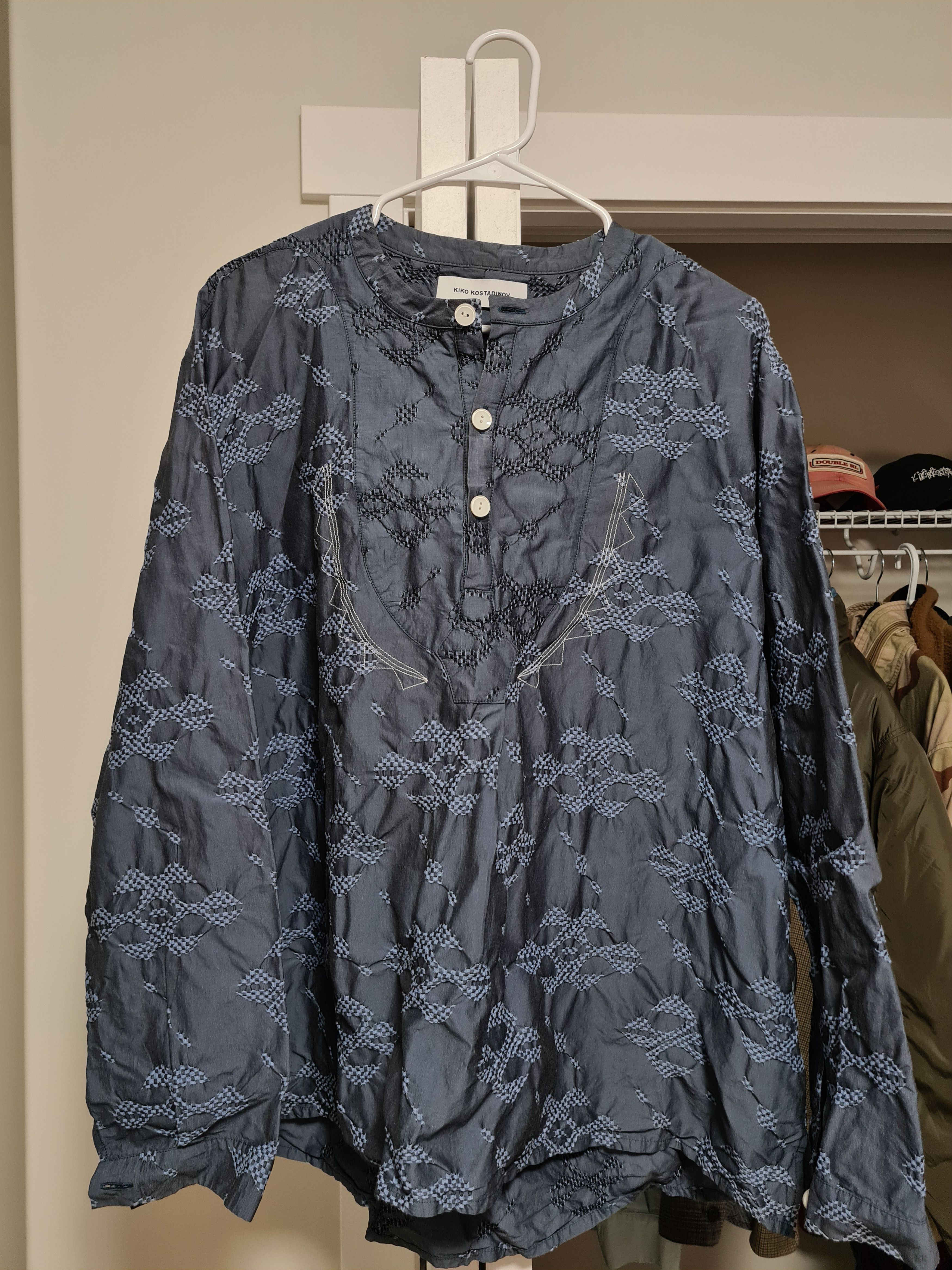 16400円 Kiko Kostadinov Kiko Kostadinov 0006 kutch sapphire shirt | Grailedトップス