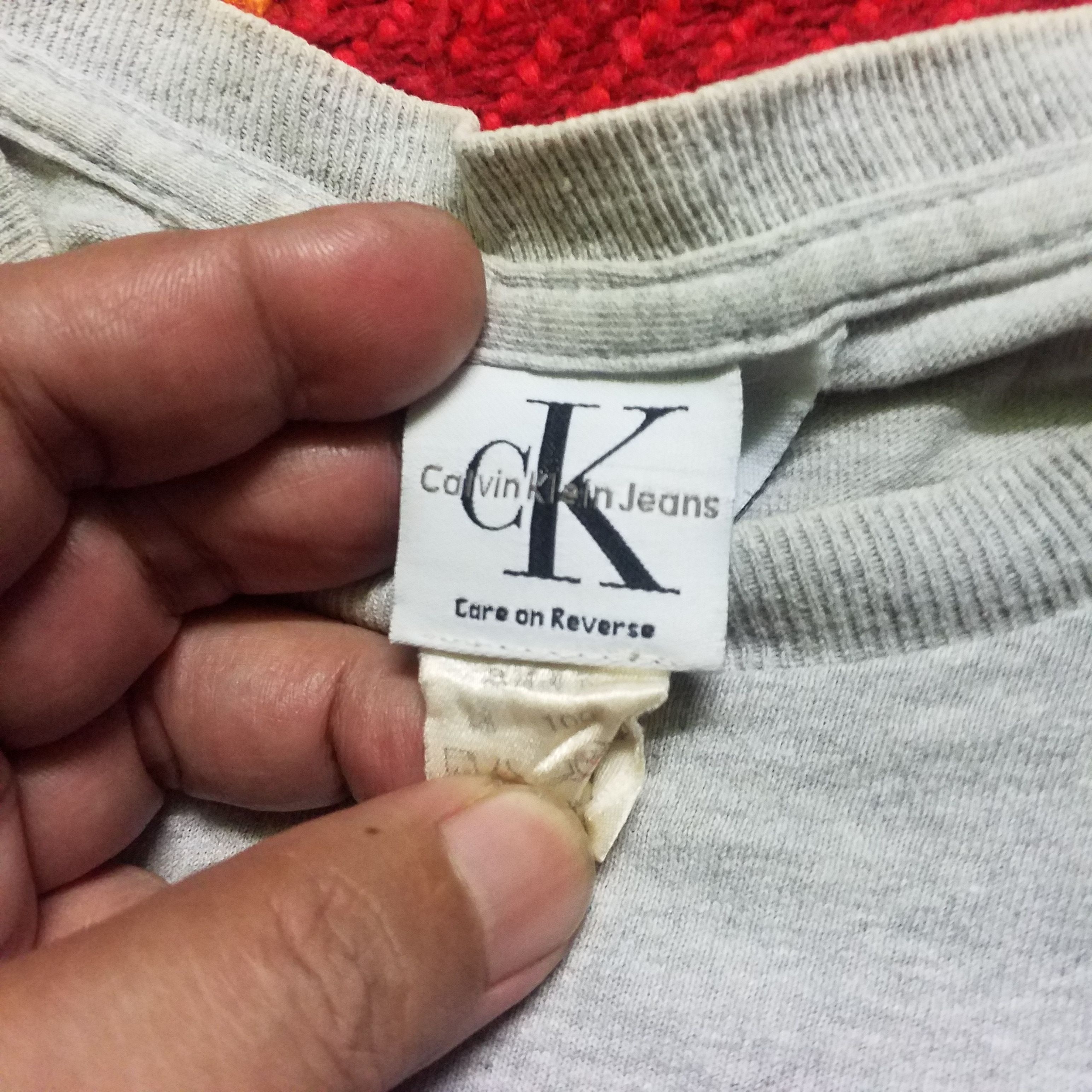 Calvin Klein × Vintage VINTAGE CALVIN KLEIN SHIRT LOGO WIDE HAND SINGLE STITCH Size L / US 10 / IT 46 - 3 Thumbnail