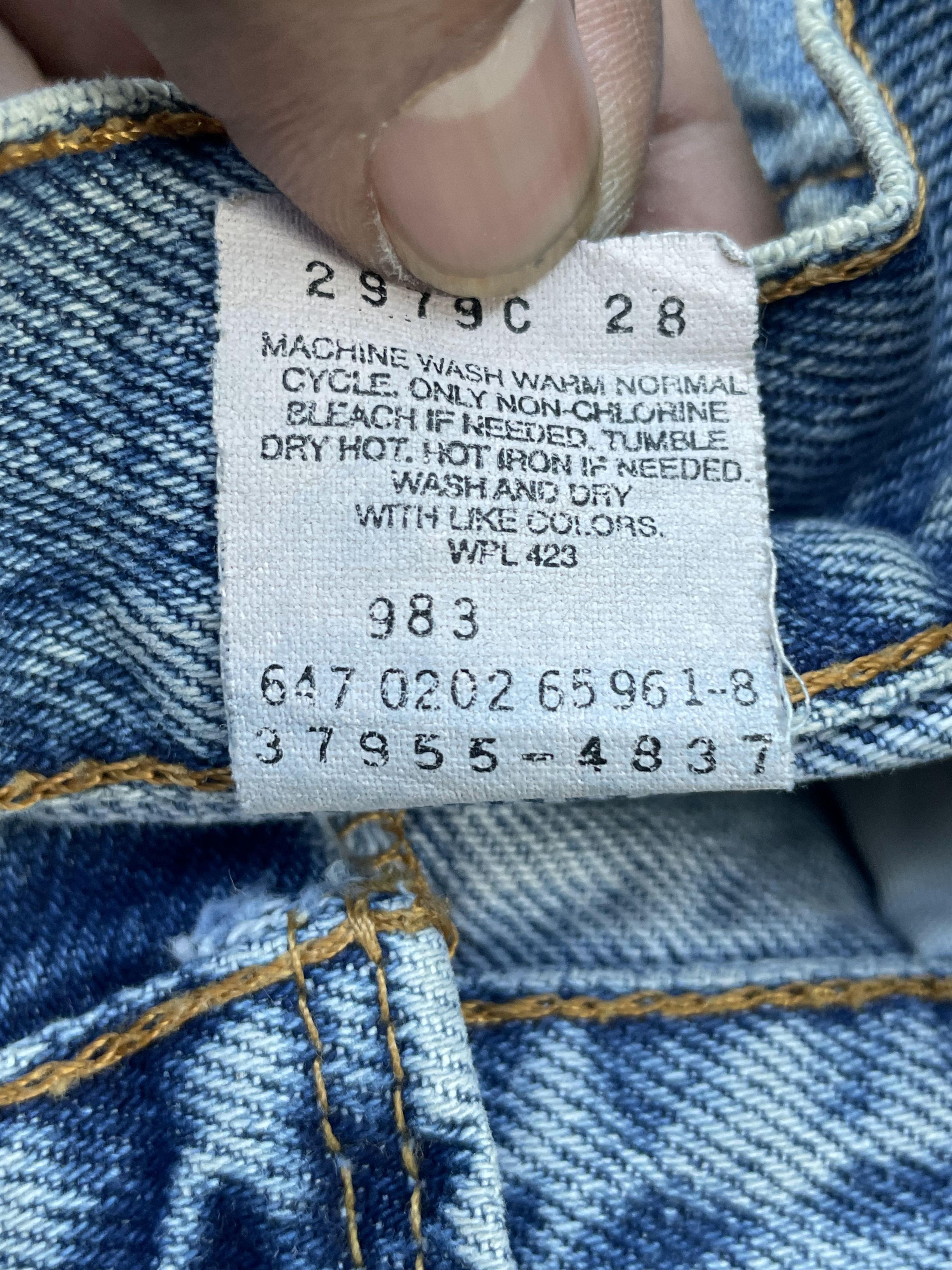 Levi's Vintage Levis 955 Denim Short Size 33" - 7 Thumbnail