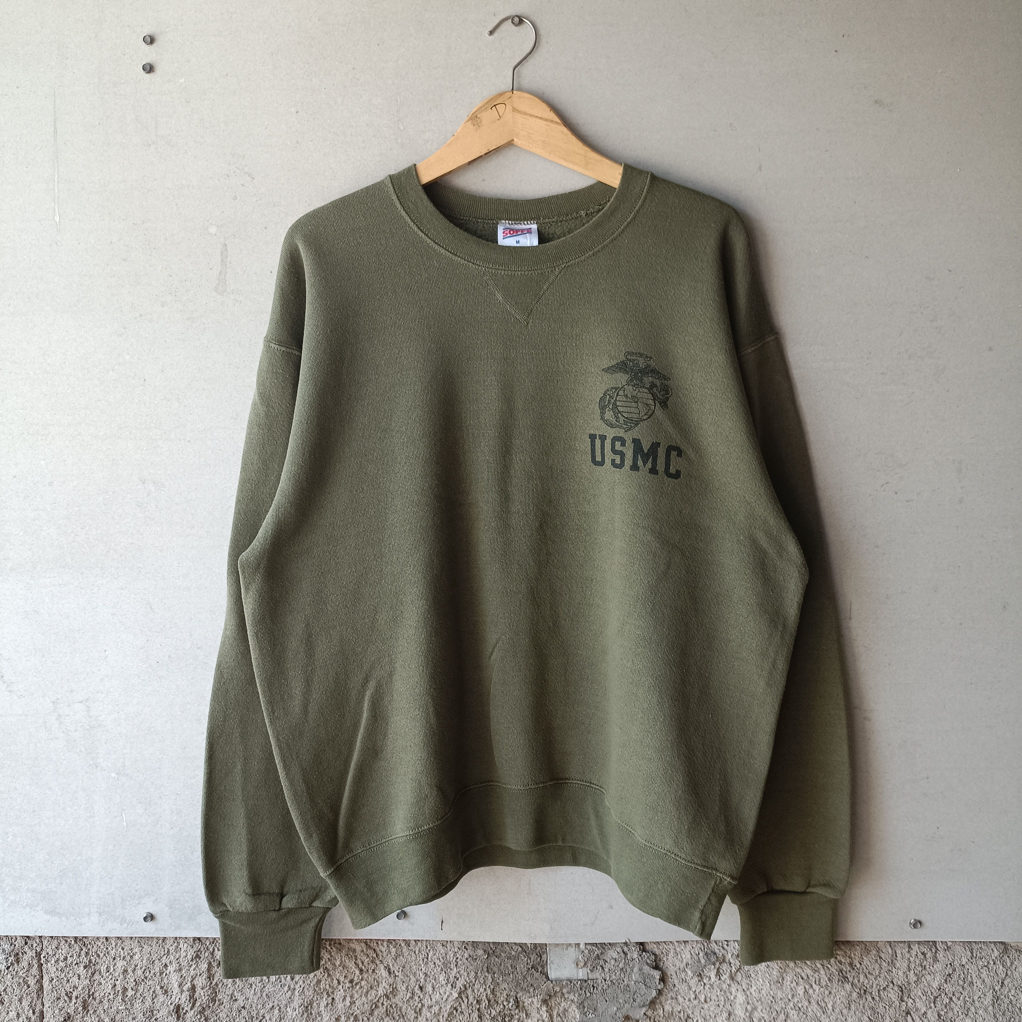 Vintage VINTAGE USMC SOFFE Sweatshirt Size US M / EU 48-50 / 2 - 1 Thumbnail