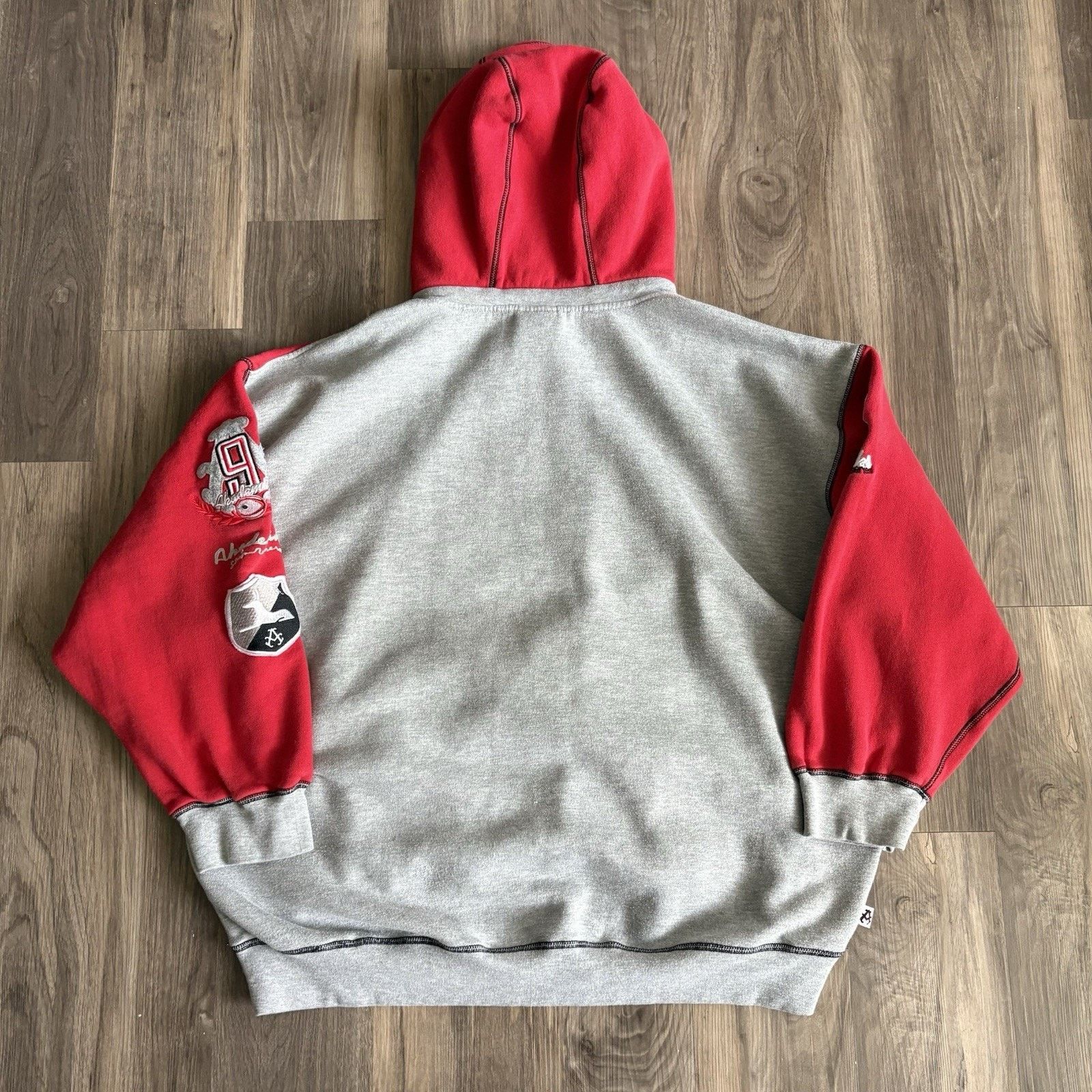 Akademiks × Vintage Vintage Akademiks Hoodie Size XXL Red Football Varsity Y2K Size US XXL / EU 58 / 5 - 2 Thumbnail
