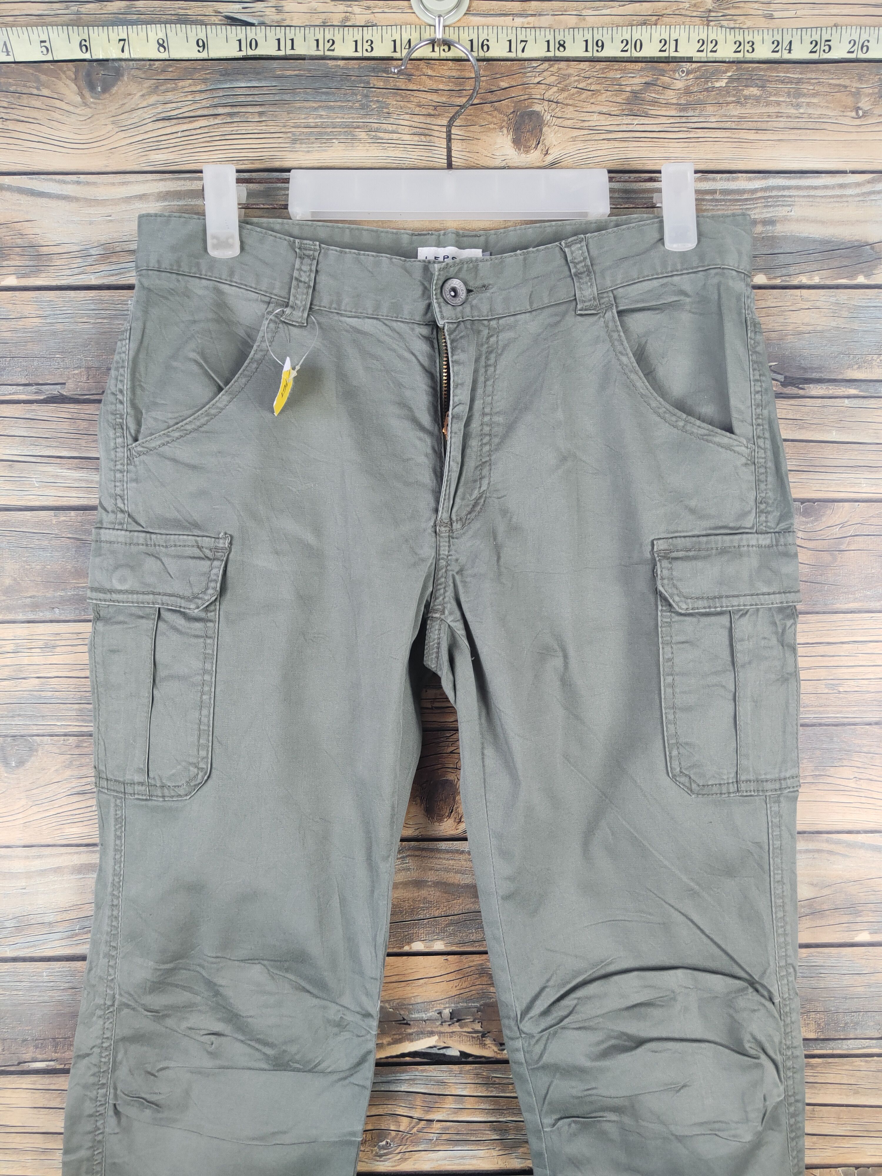 LOWRYS FARM DL Lepsim-Lowrys Farm Green Multipocket Cargo Pants #751 Size US 31 - 2 Thumbnail