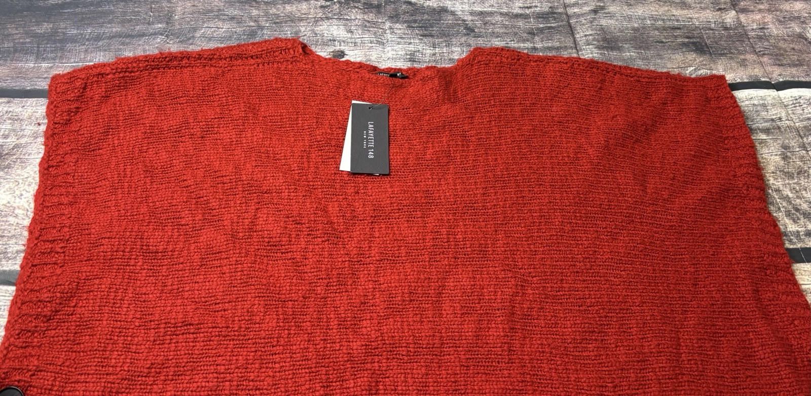 Lafayette 148 Lafayette 148 Poncho Women One Size Cape Wrap 100% Wool $538 Size ONE SIZE - 5 Thumbnail