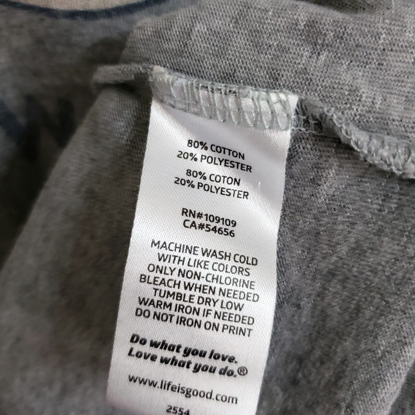 Life is Good Life is Good Mens Crusher Tee Sz M Gray Short Sleeve Walk This Way Shirts Mens Size US 31 - 5 Thumbnail