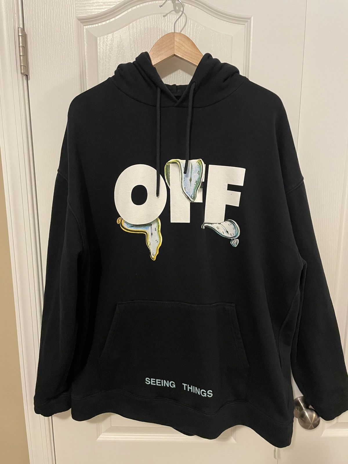 Off-White 2017 Dali ‘Seeing Things’ Hoodie Size US M / EU 48-50 / 2 - 1 Thumbnail