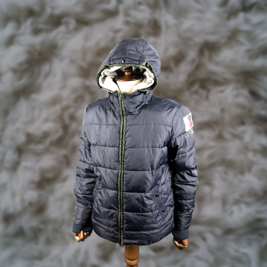 Desigual Desigual Jacket Mens M Blue Full Zip Padded Polyamide Dark Men Size Double Hooded Size US M / EU 48-50 / 2 - 1 Thumbnail