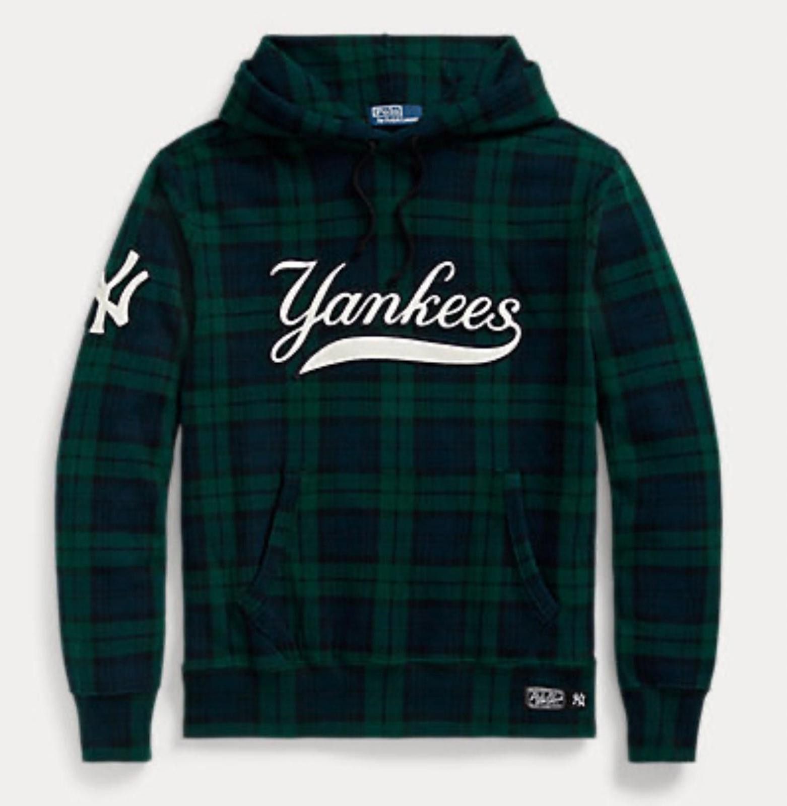 Polo Ralph Lauren NY Yankees Blackwatch Hoodie (XL)