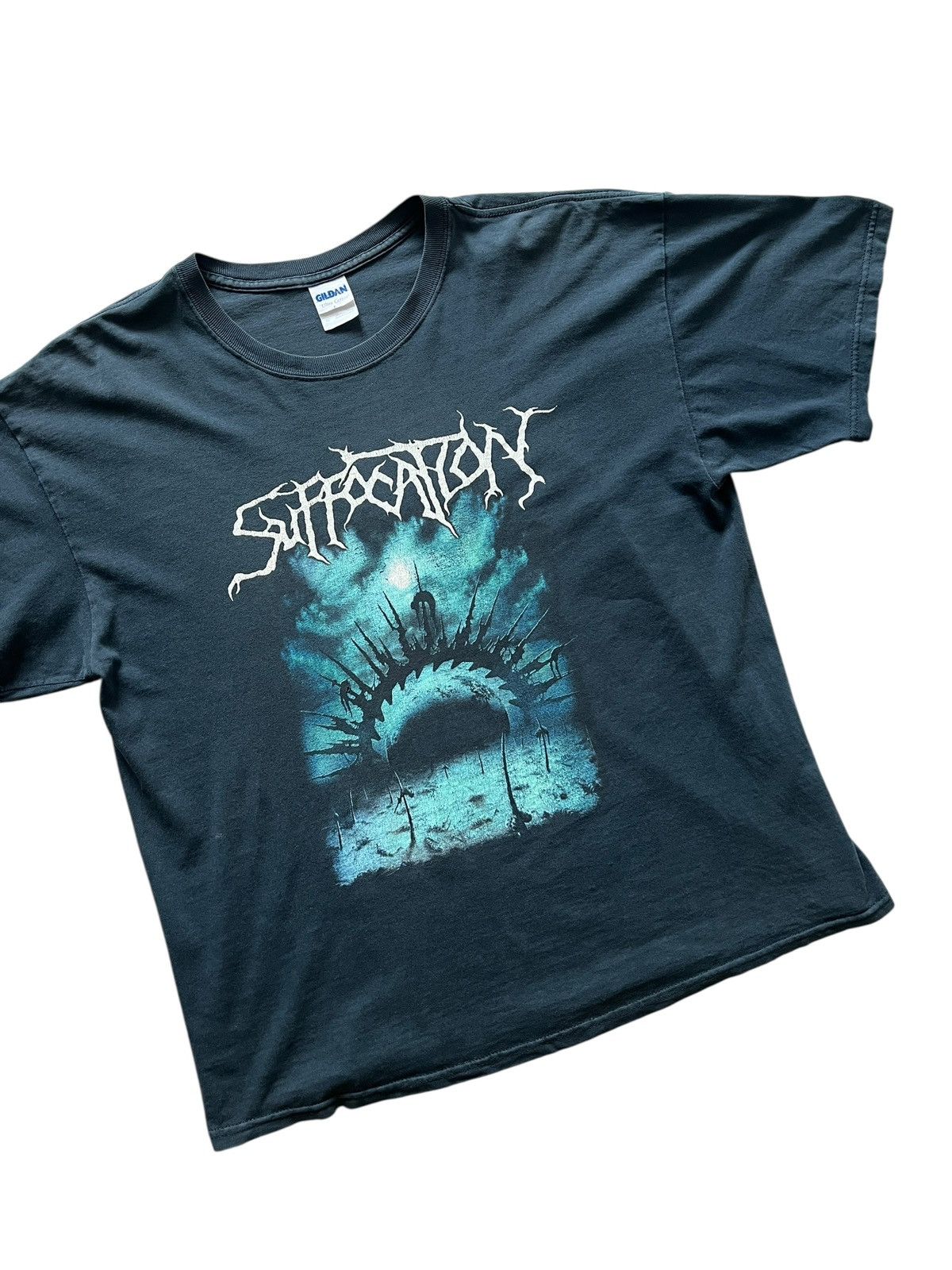 Band Tees Vintage Suffocation Tour 2007 Metal Band Tees Sun Faded Size US XL / EU 56 / 4 - 3 Thumbnail