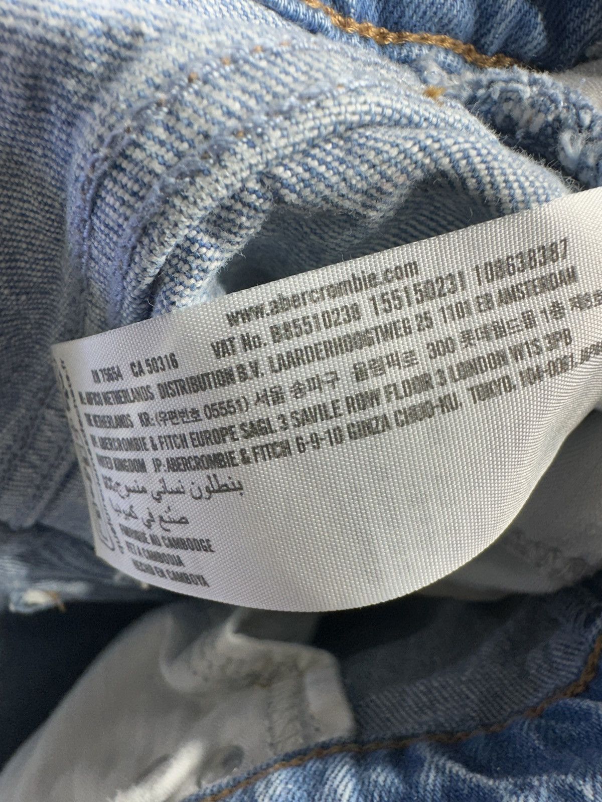 Abercrombie & Fitch Abercrombie & Fitch Straight Ultra Rise Jeans Size 25" / US 0 / IT 36 - 5 Thumbnail