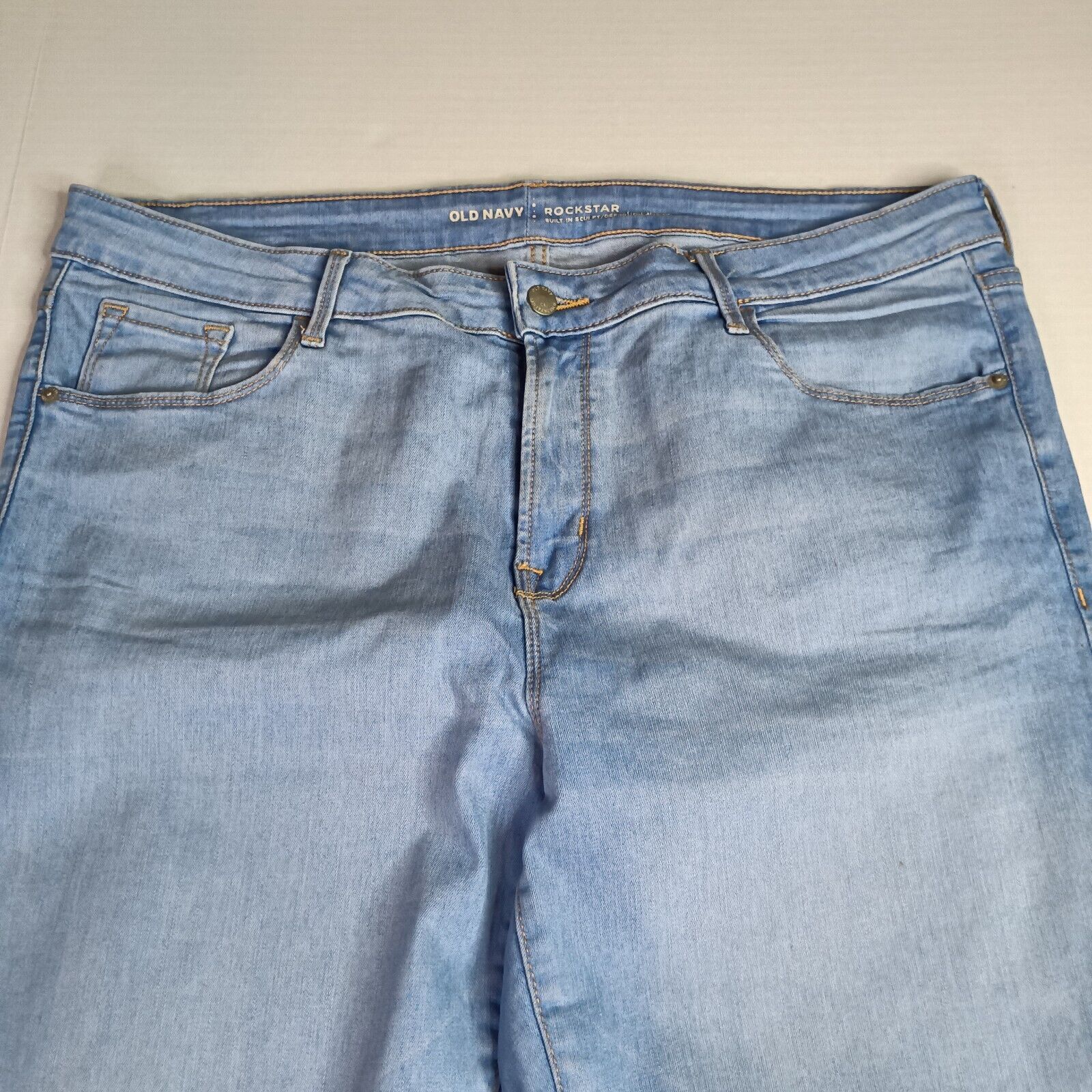 Old Navy OLD NAVY Rockstar Jeans Stretch Raw Hem Women's Size 16 Size 38" / US 16 / IT 52 - 2 Thumbnail