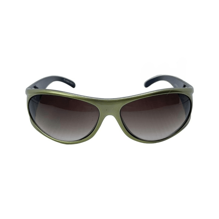 Designer × Electric Visual × Vintage VINTAGE Y2K SAFARI POLYCARBONATE FRAME SUNGLASSES - 2000’S Size ONE SIZE - 1 Thumbnail
