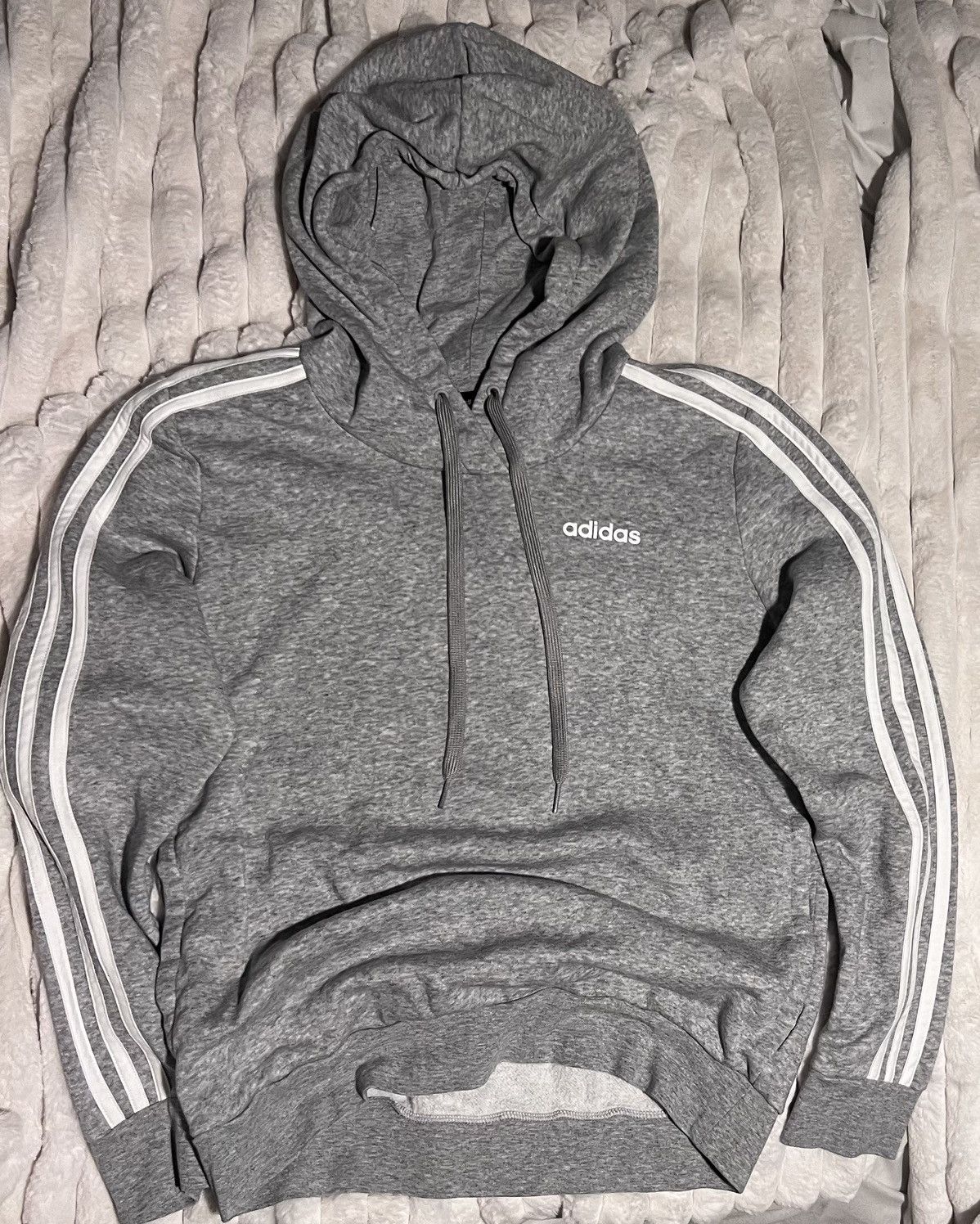 Adidas Adidas essentials fleece 3-stripes vegan pullover soft wash Size S / US 4 / IT 40 - 20 Thumbnail