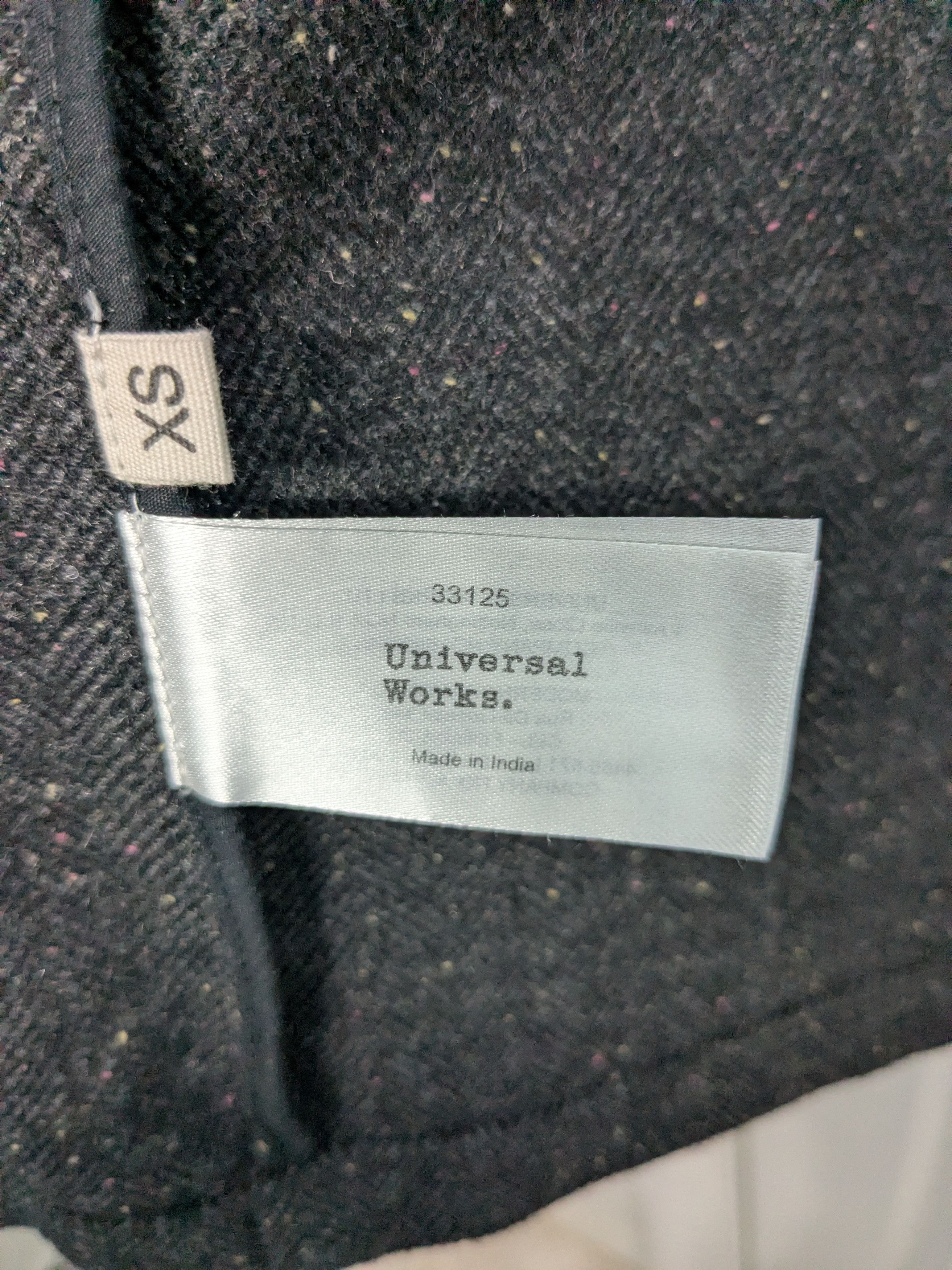 Universal Works Universal Works Jacket / Sportcoat in Salt n Pepper Tweed XS Size US XS / EU 42 / 0 - 4 Thumbnail