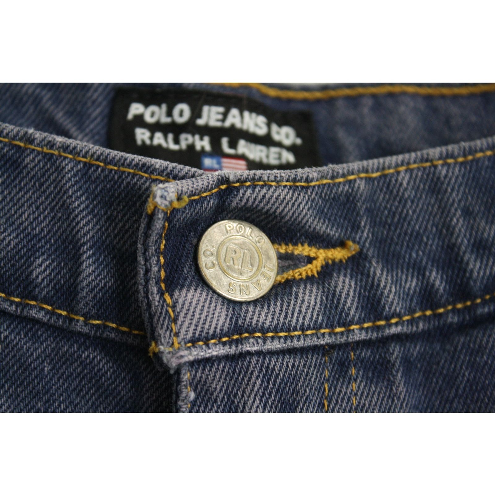 Polo Ralph Lauren × Vintage Vintage Polo Jeans Co Ralph Lauren Worker Jeans 34x30 Baggy Size US 34 / EU 50 - 8 Thumbnail