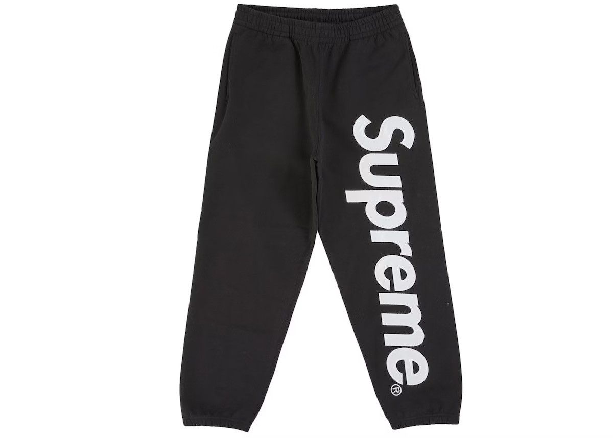 Supreme Supreme Satin Appliqué Sweatpants (SS26) - Large Size US 34 / EU 50 - 1 Thumbnail