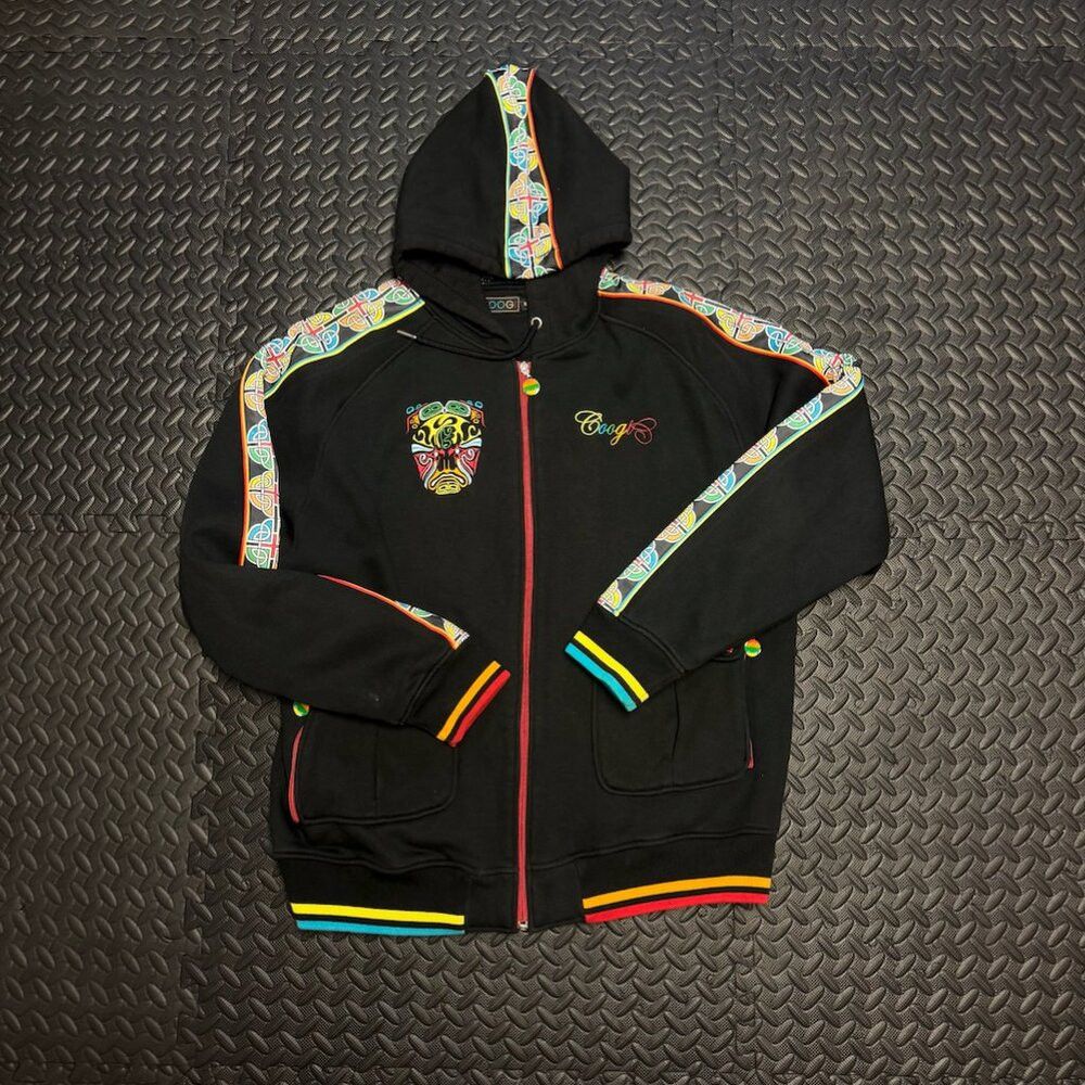 Coogi COOGI Heavyweight Embroided Zip-Up Hoodie (RARE) Size US XL / EU 56 / 4 - 2 Thumbnail