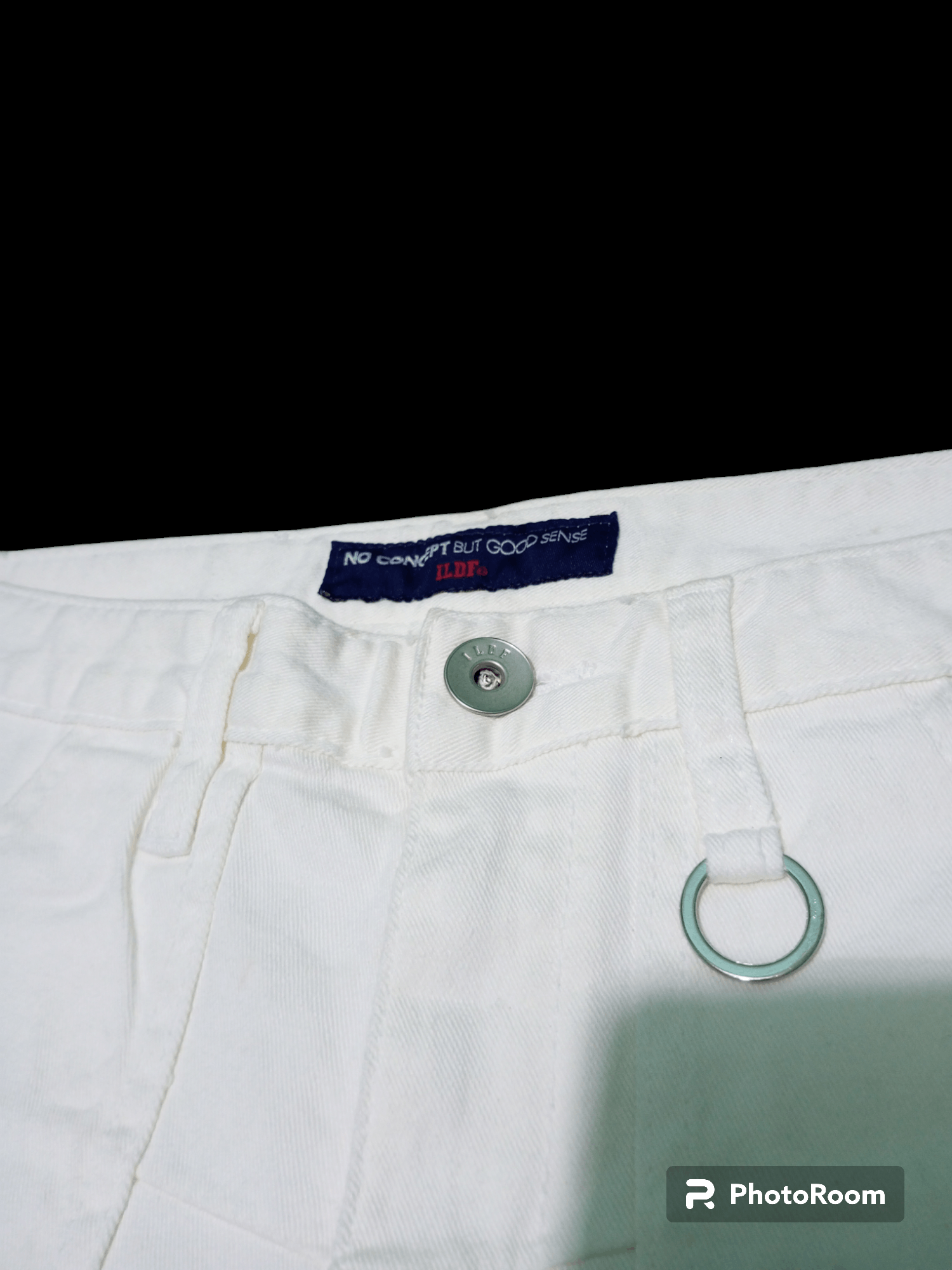 Hysteric Glamour Vintage ILDF Multi zipper distressed white denim jeans Size US 29 - 11 Thumbnail