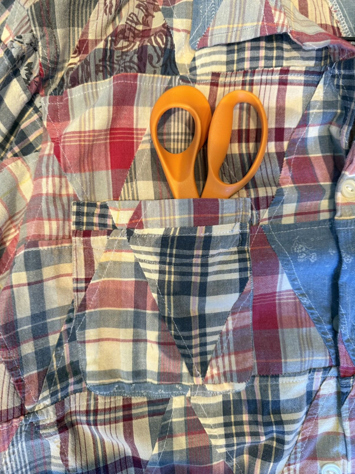 Polo Ralph Lauren Beautiful Polo Ralph Lauren Patchwork / Madras Button-Up Size US L / EU 52-54 / 3 - 3 Thumbnail