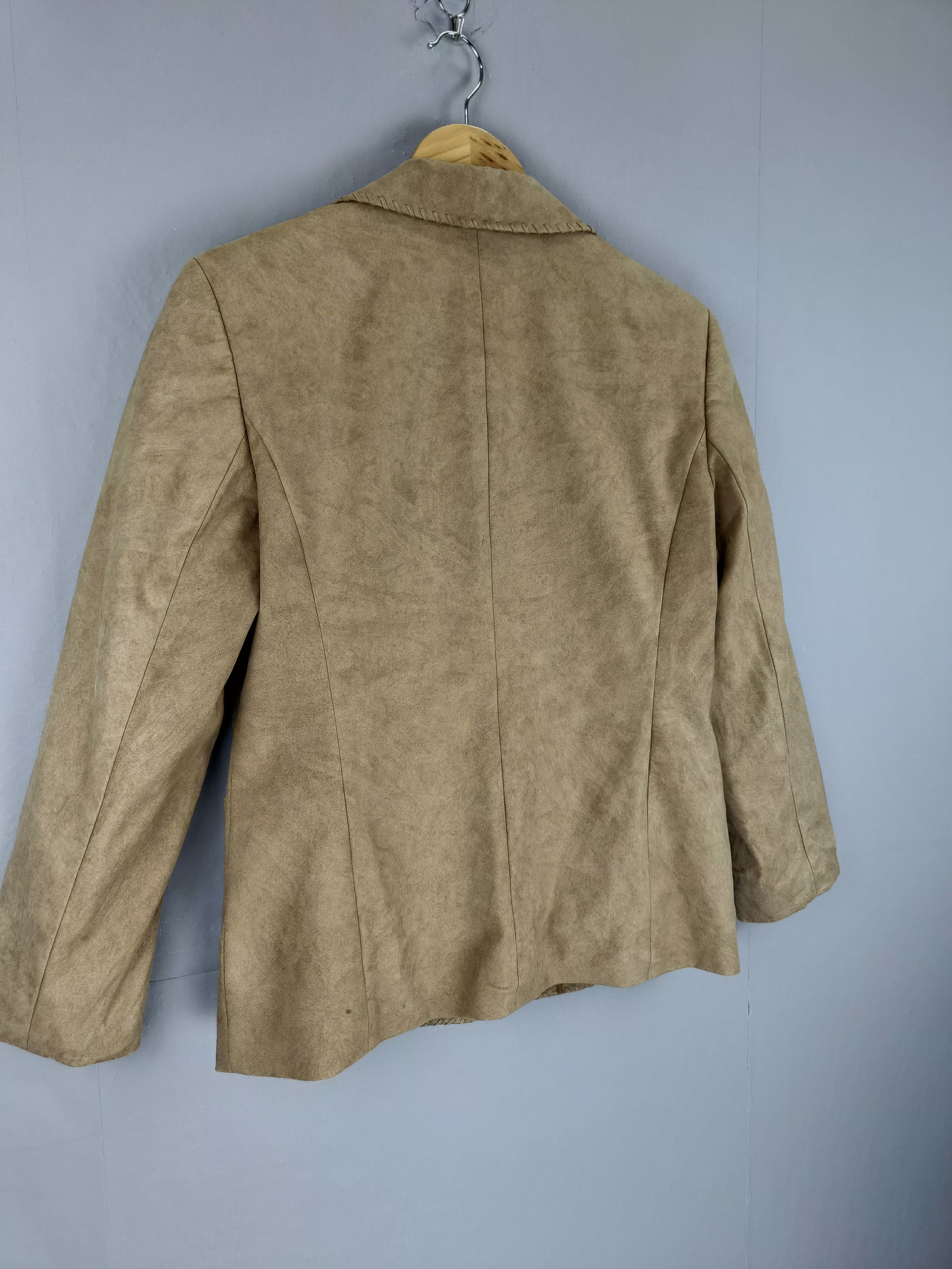 Leather Vintage Avienne Leather Blazer Size S / US 4 / IT 40 - 5 Thumbnail
